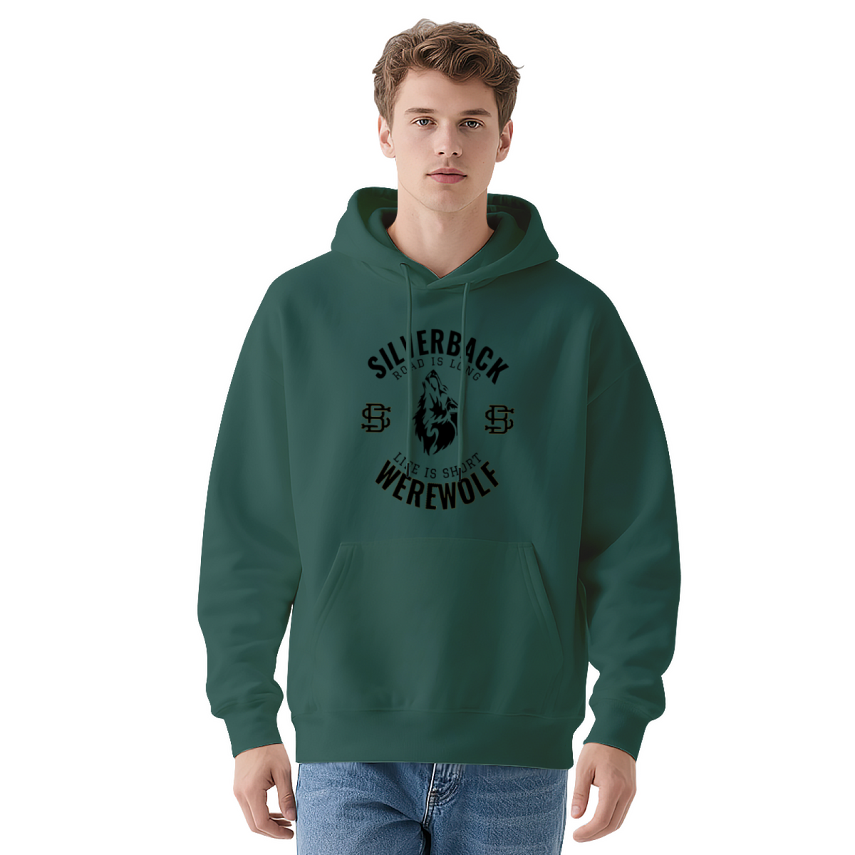 Edgy Streetwear Hoodie - Dark Art Design Pullover #0502