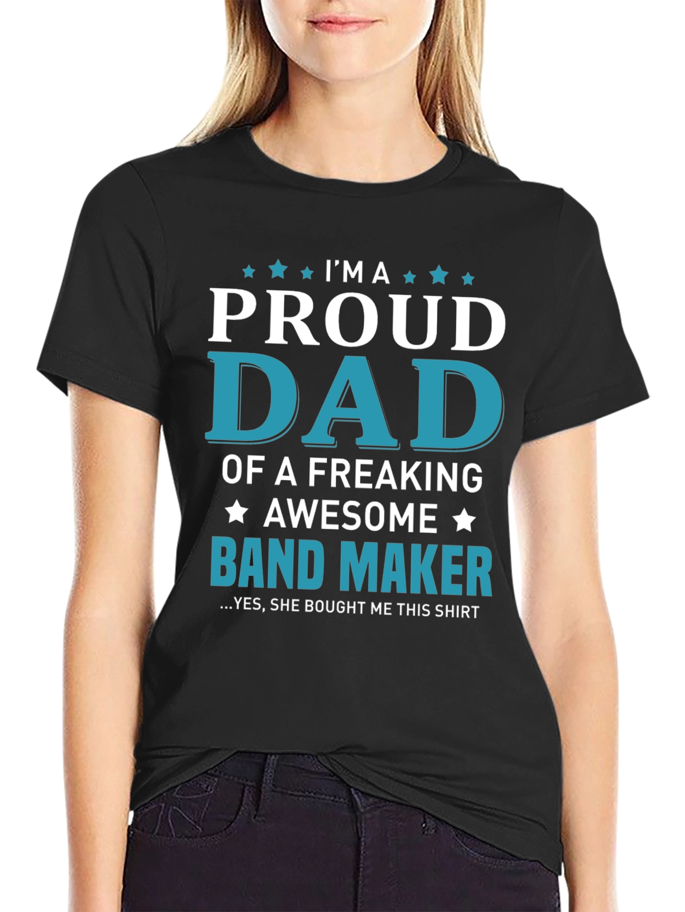 Proud Dad of a Band Maker T-Shirt - Awesome Gift!