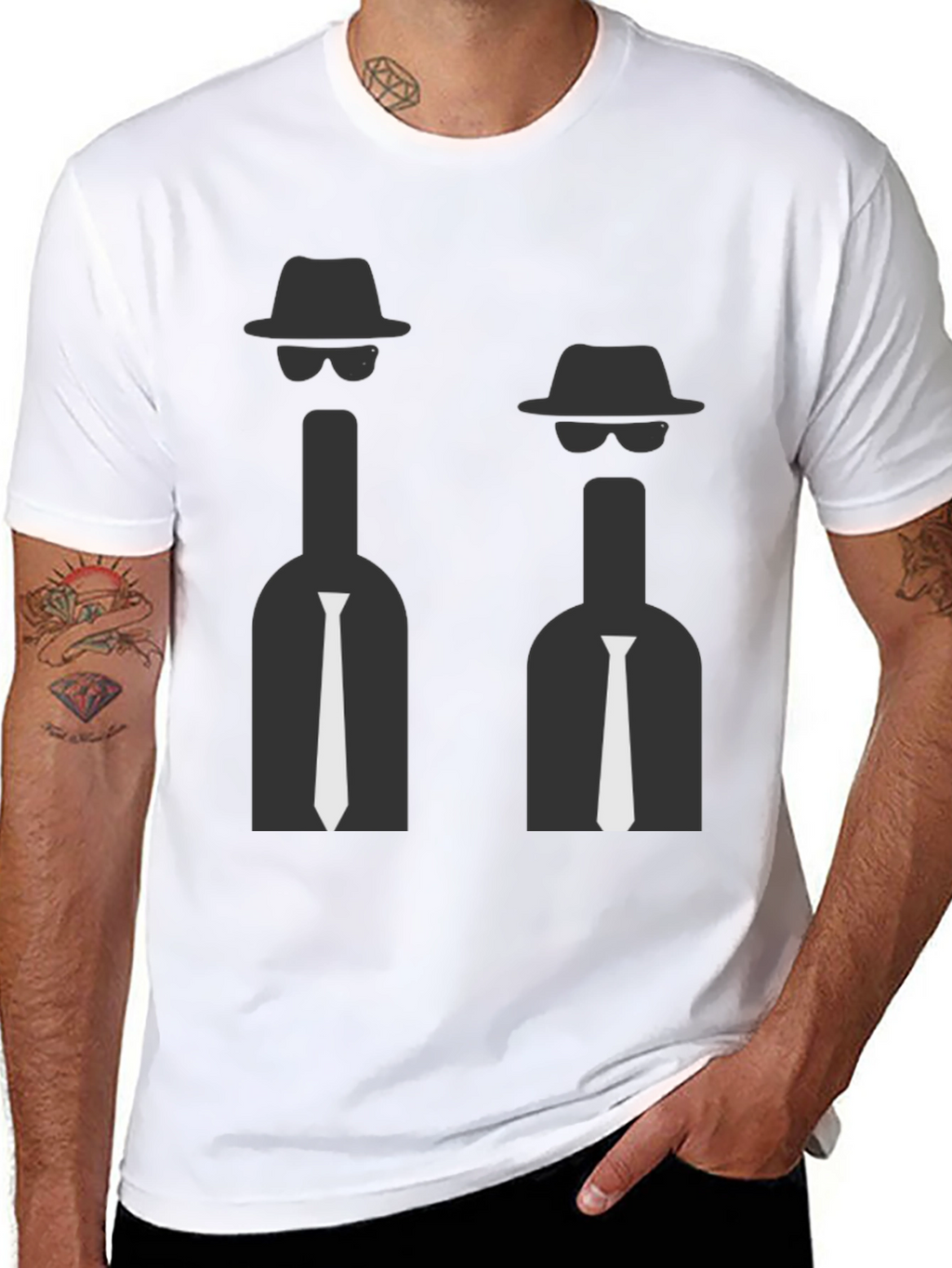 Blues Brothers Silhouette Graphic Tee