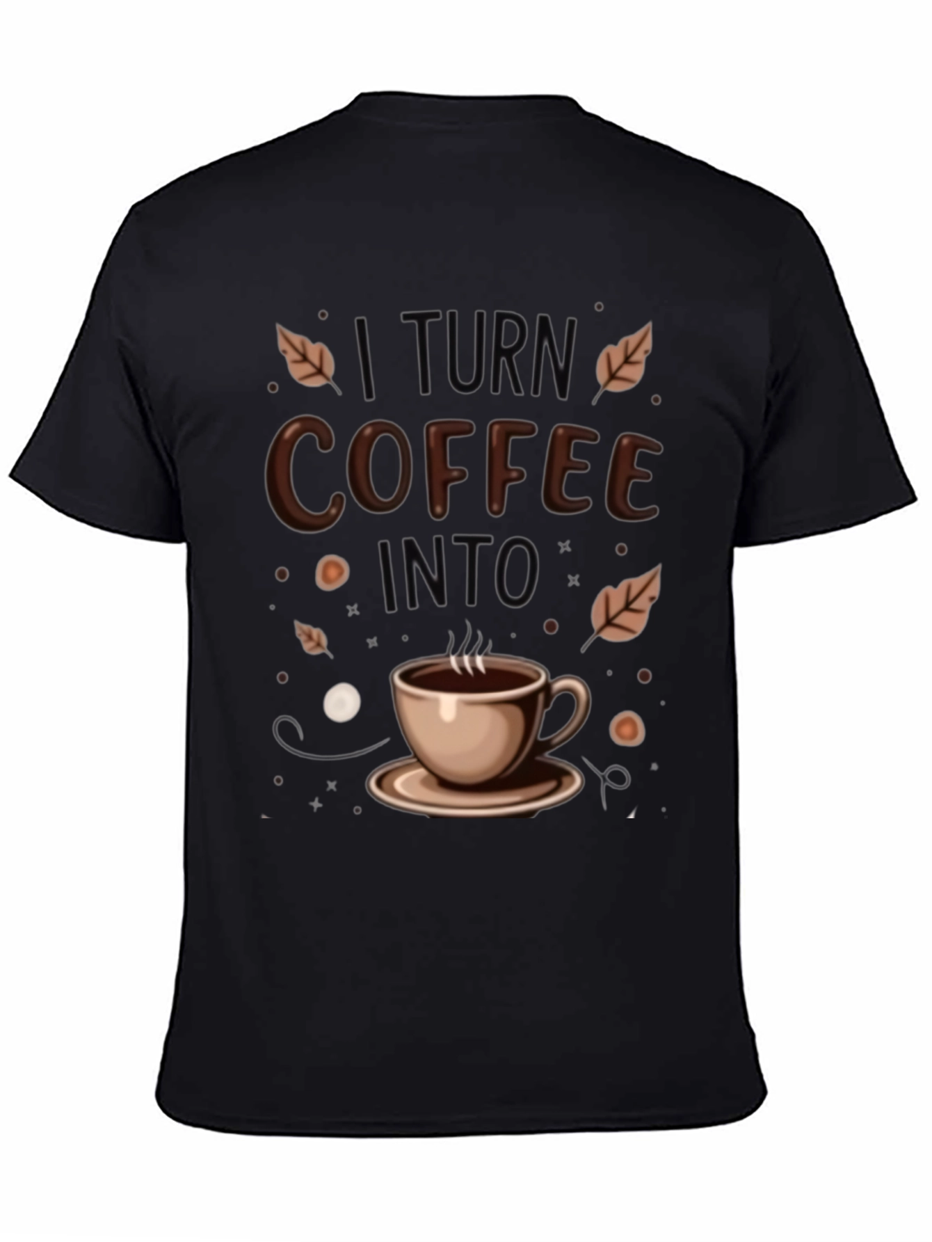 Coffee Conversion Tee - Mens Black T-Shirt