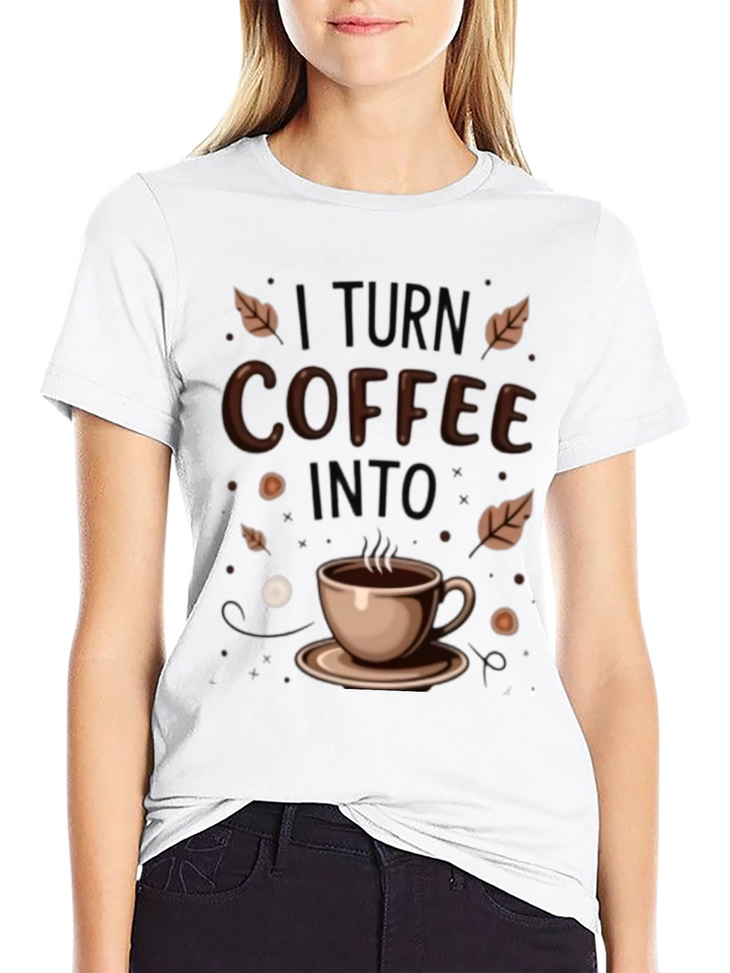 Coffee Conversion Tee - Mens Black T-Shirt