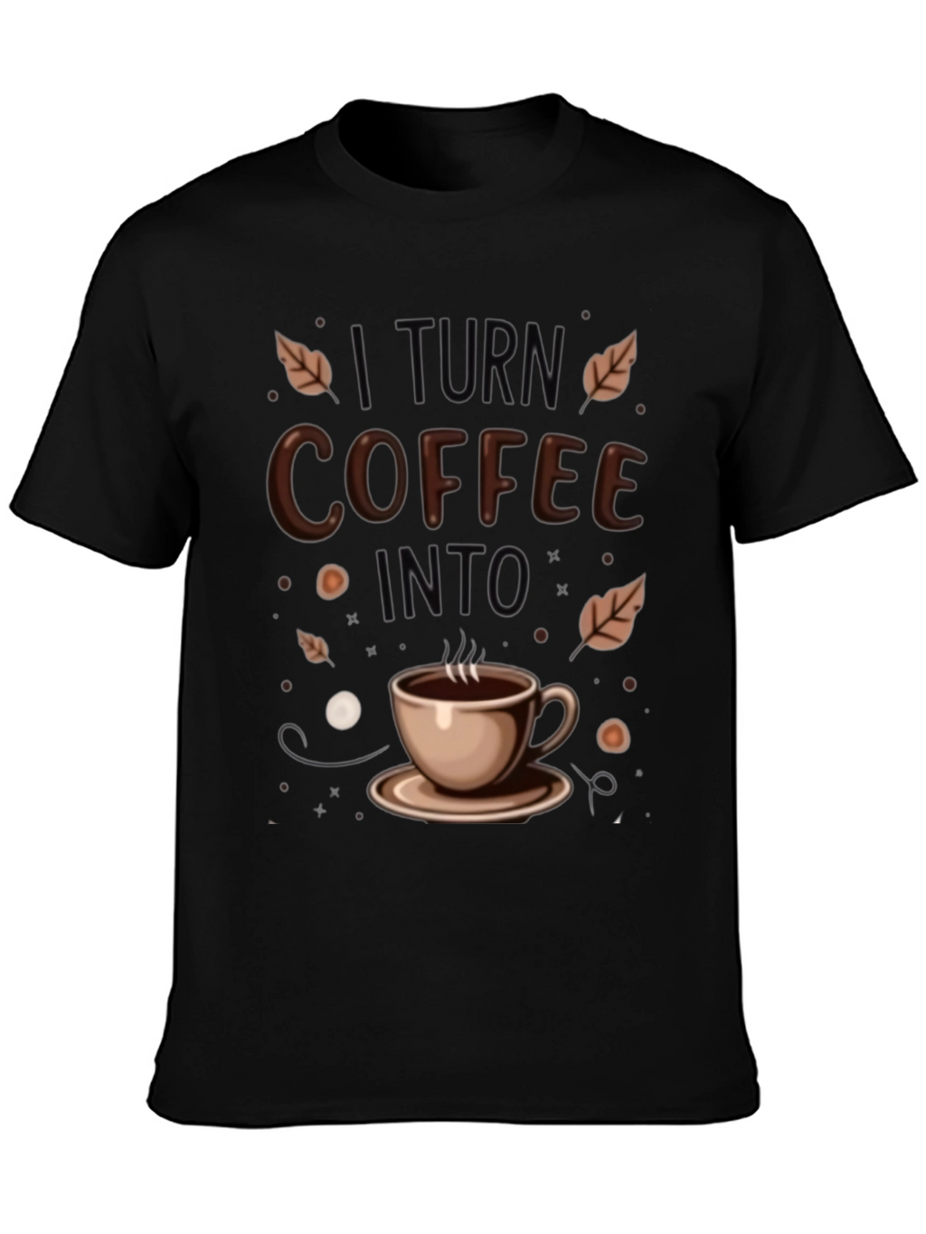 Coffee Conversion Tee - Mens Black T-Shirt