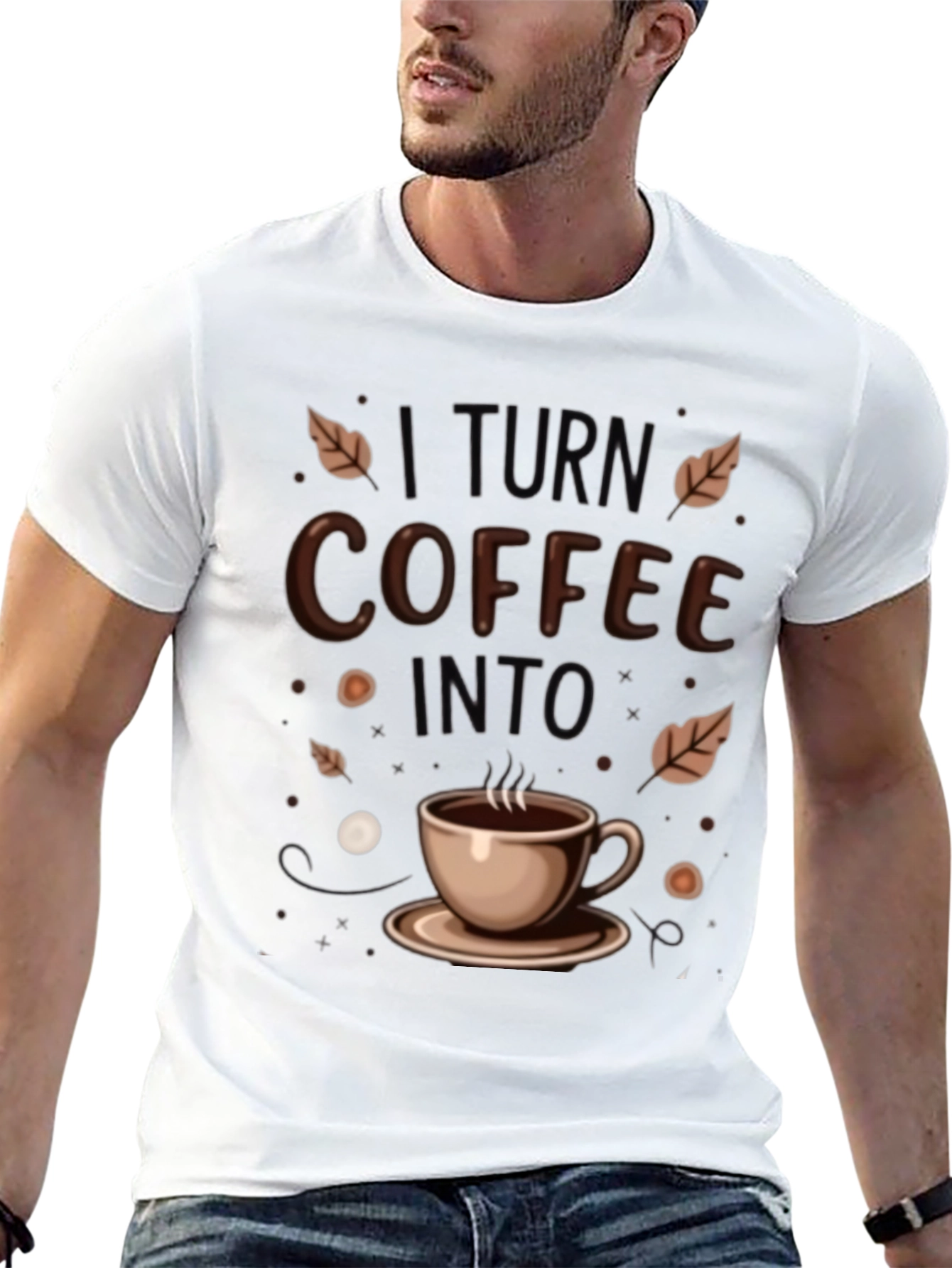 Coffee Conversion Tee - Mens Black T-Shirt