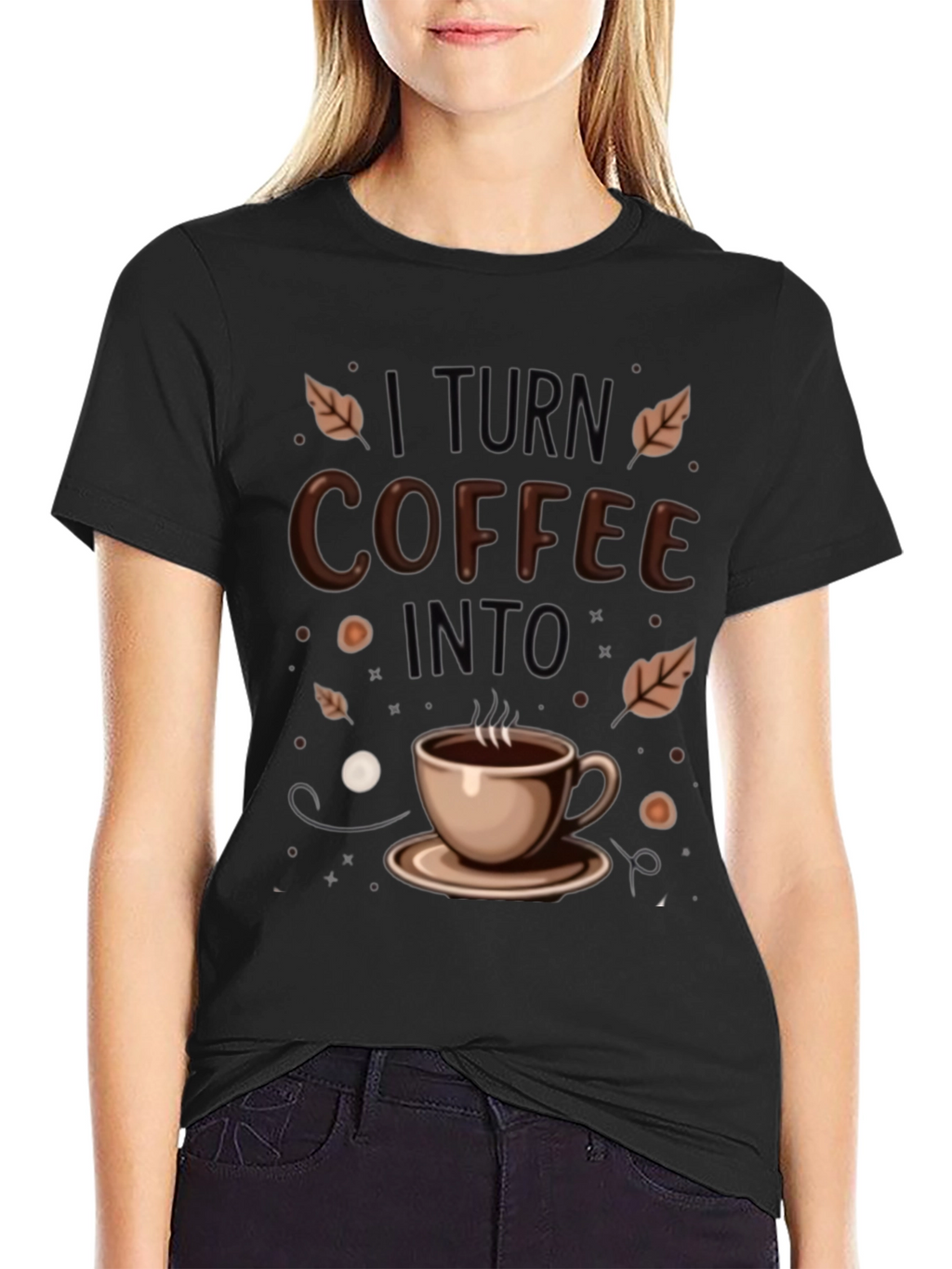 Coffee Conversion Tee - Mens Black T-Shirt