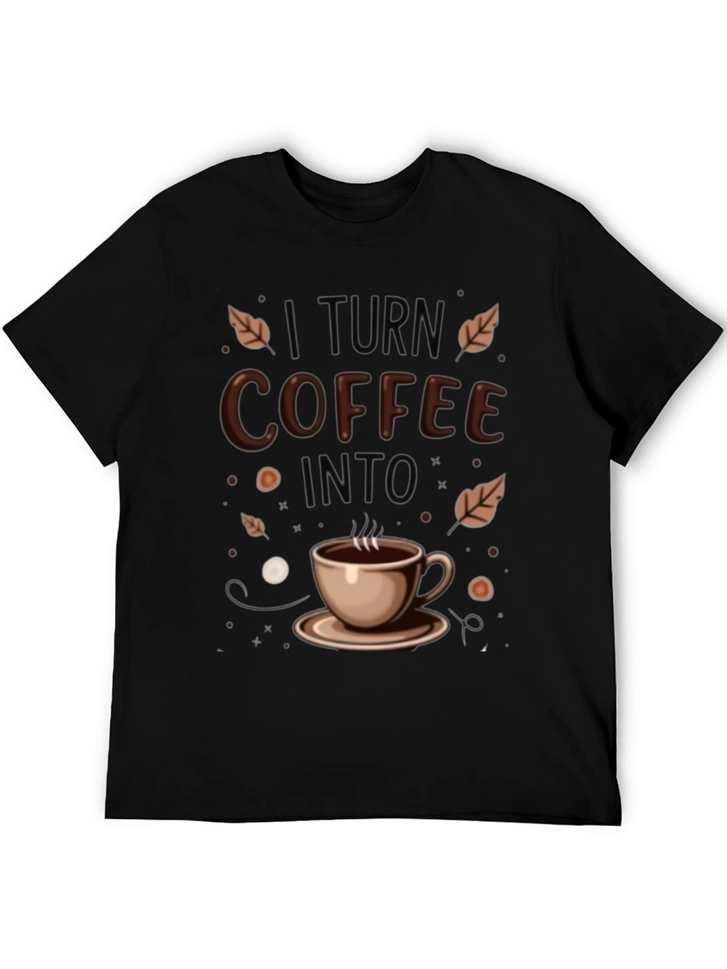 Coffee Conversion Tee - Mens Black T-Shirt