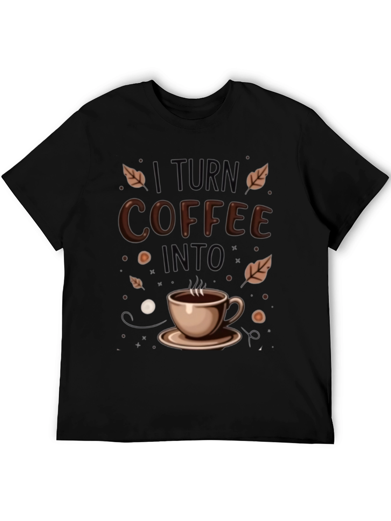 Coffee Conversion Tee - Mens Black T-Shirt