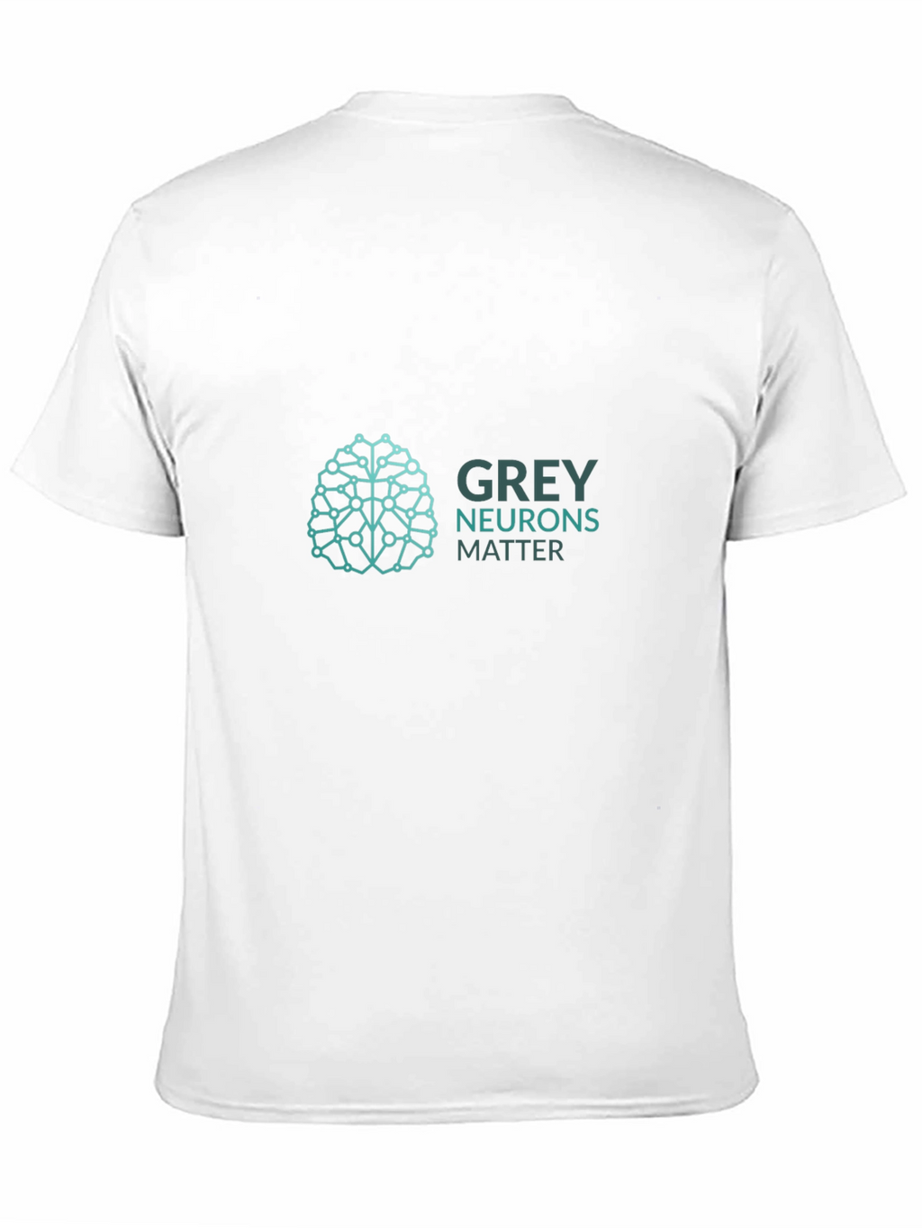 Grey Neurons Matter Graphic T-Shirt - Black