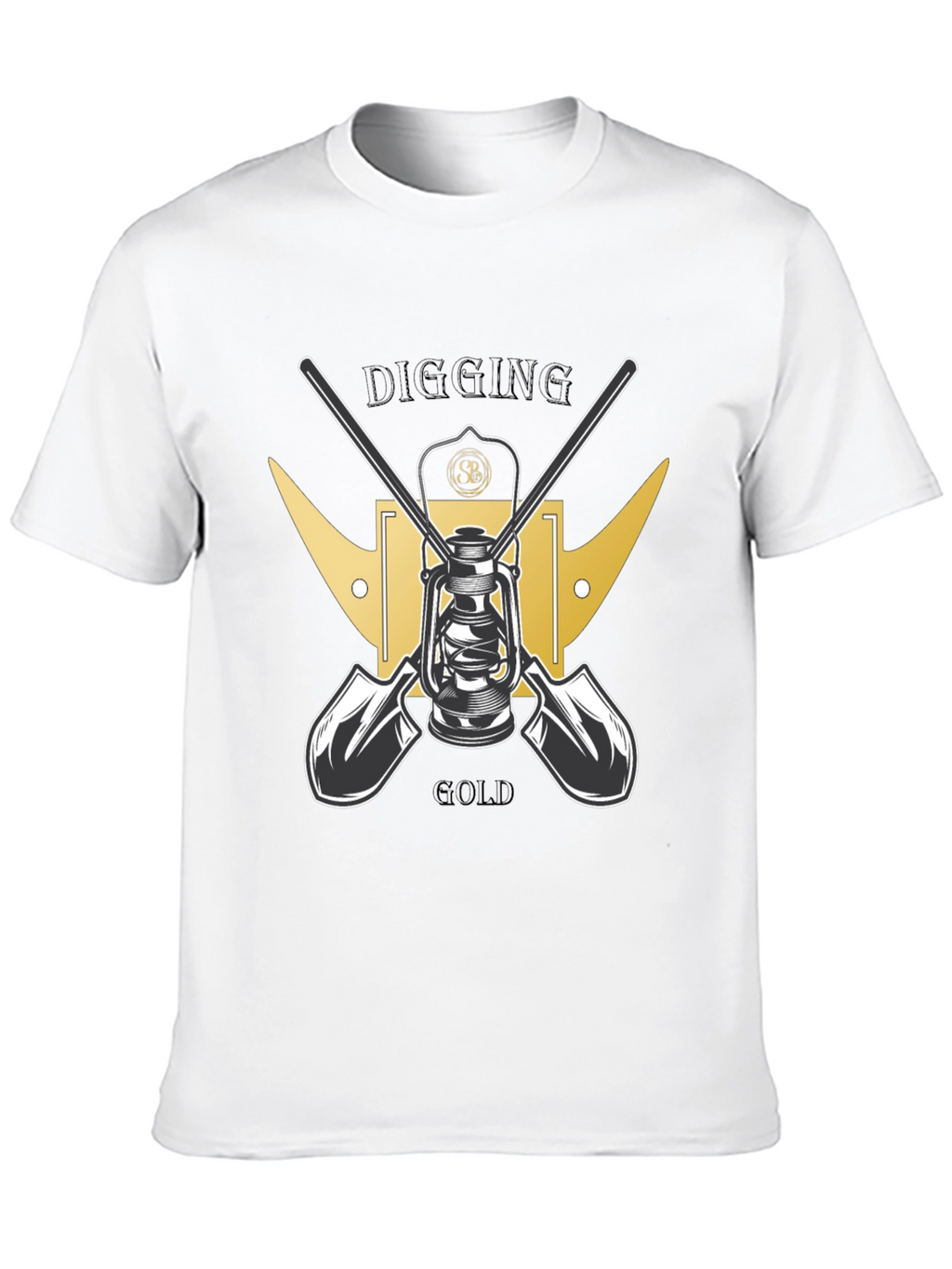 Digging for Gold Black T-Shirt