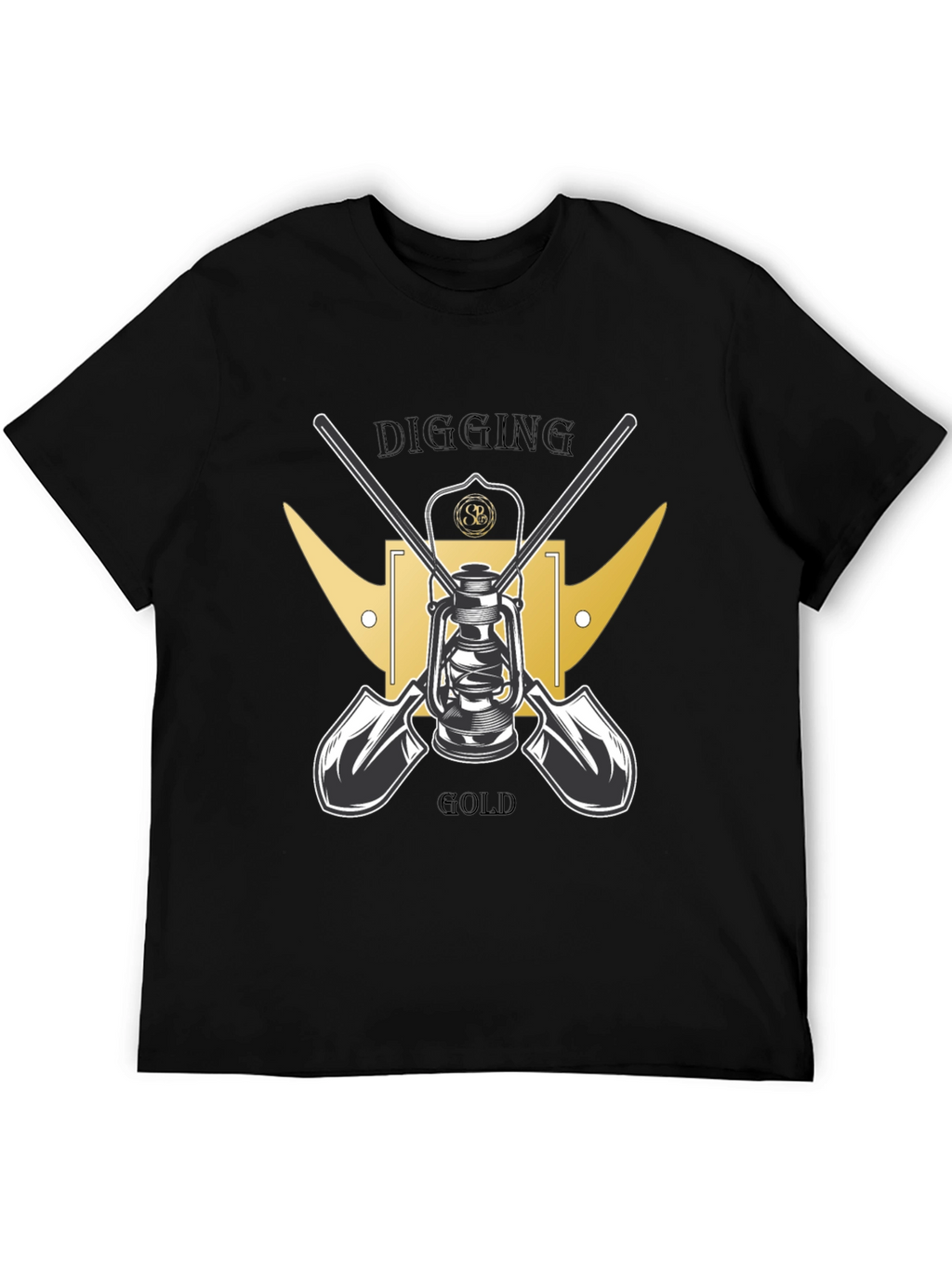 Digging for Gold Black T-Shirt