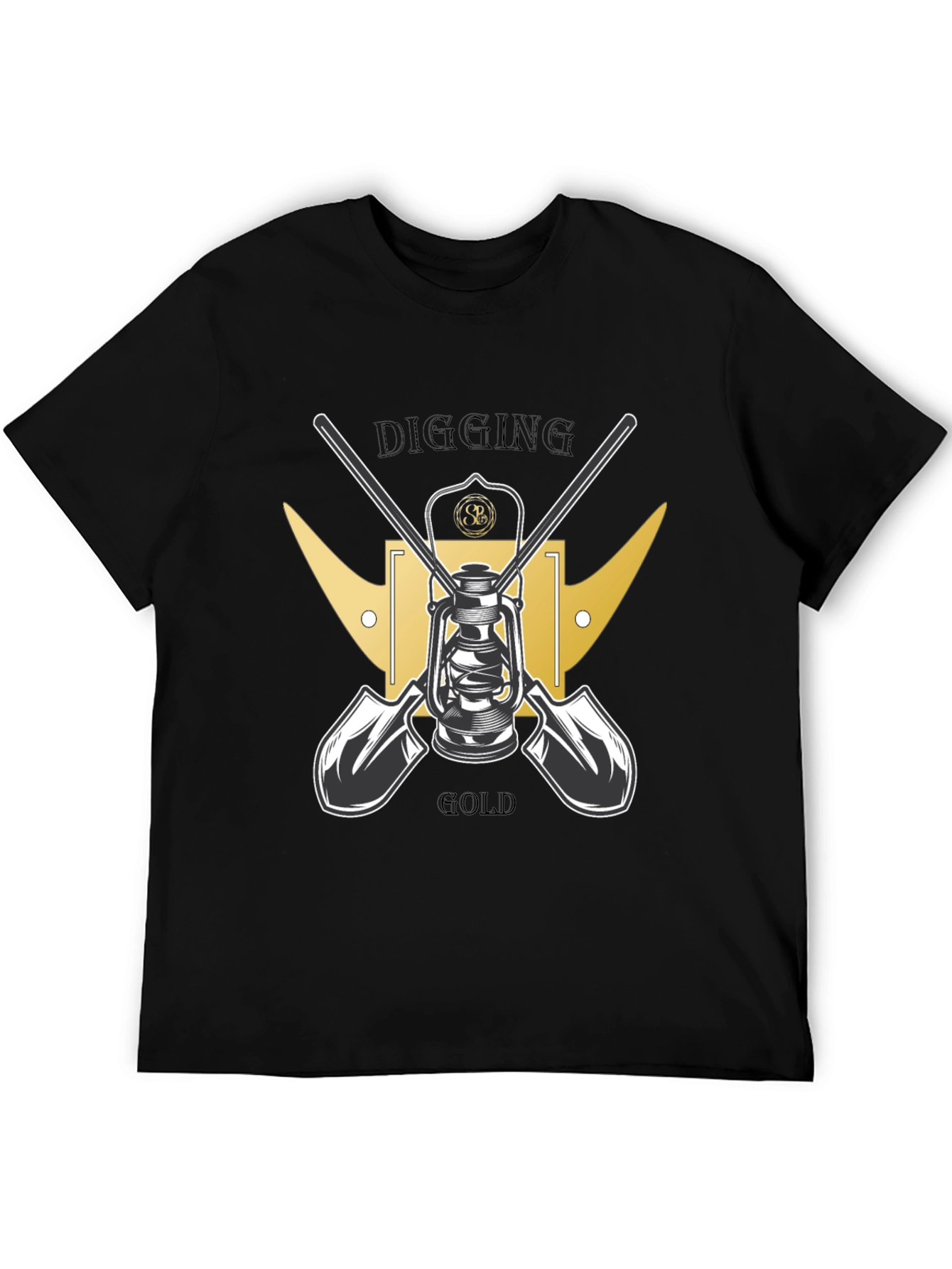 Digging for Gold Black T-Shirt