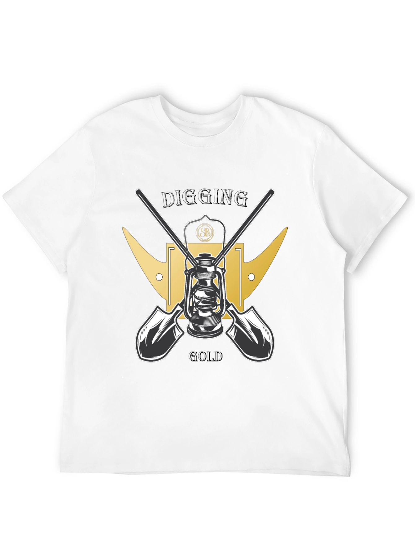 Digging for Gold Black T-Shirt