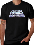 Fantasy Football Fanatic Black T-Shirt