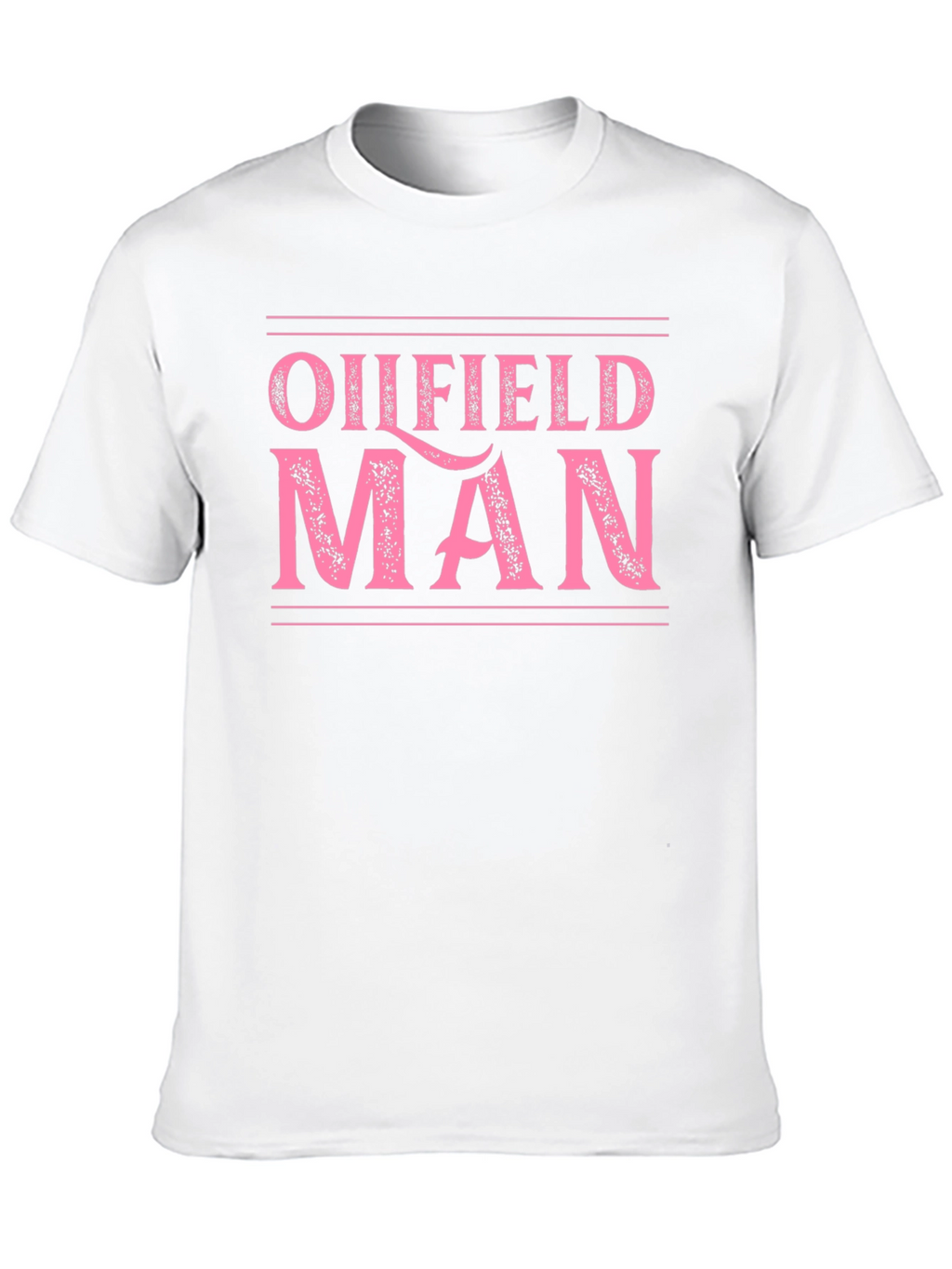 Oilfield Man Graphic Tee - Black Cotton T-Shirt