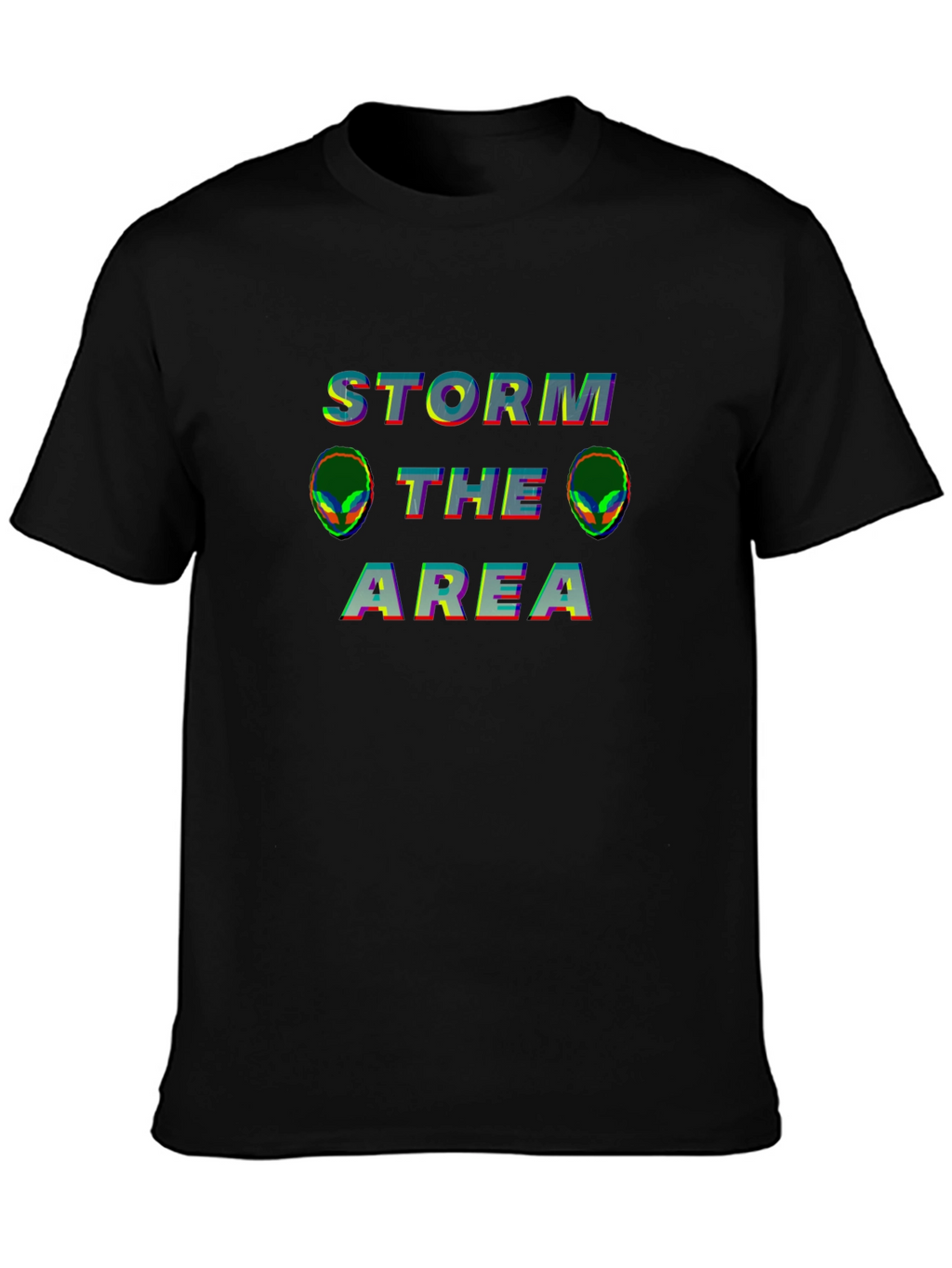 Storm The Area Alien Graphic Tee