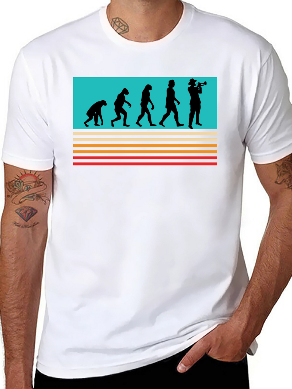 Evolution Trumpet T-Shirt - Black
