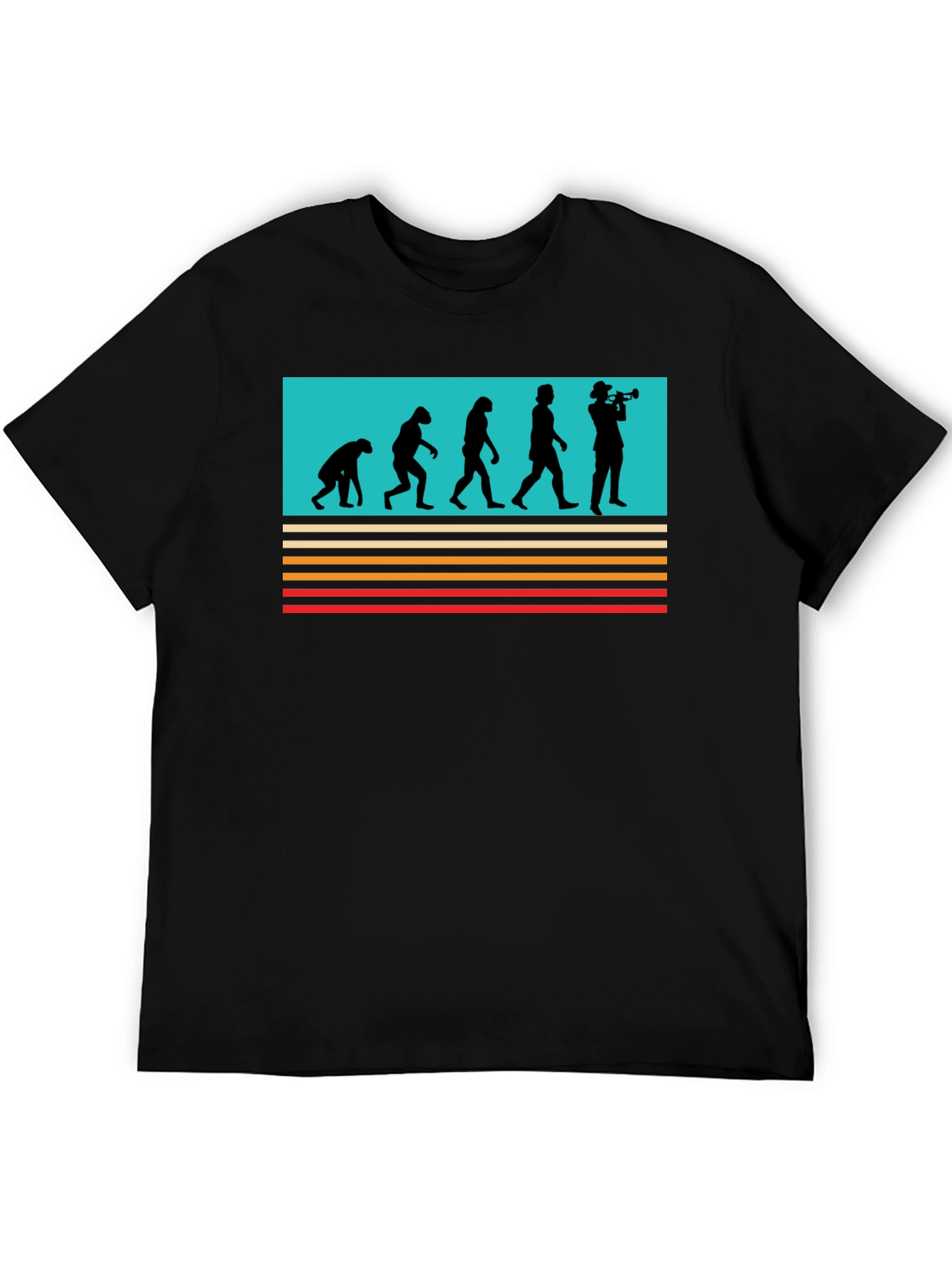 Evolution Trumpet T-Shirt - Black