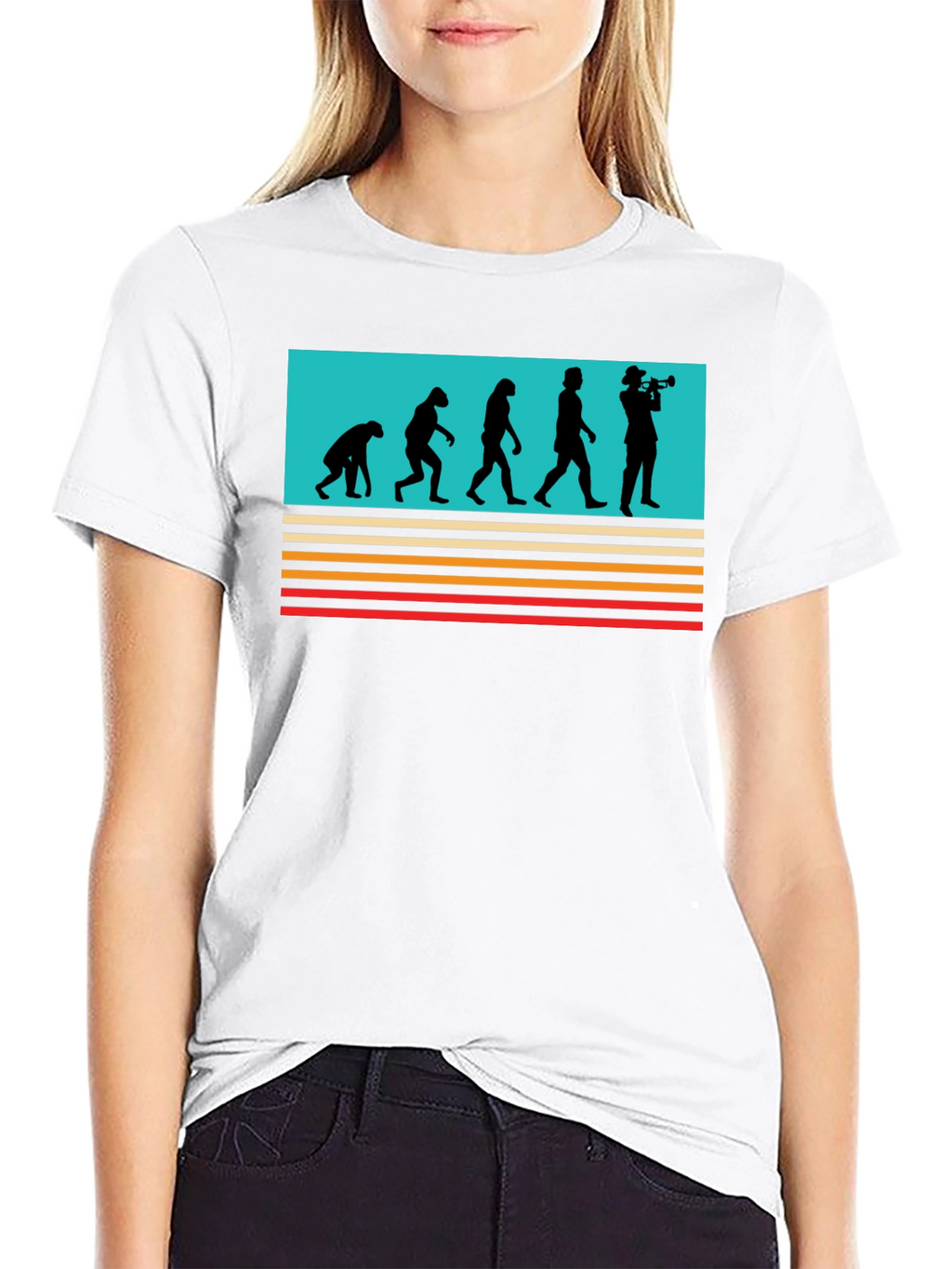 Evolution Trumpet T-Shirt - Black
