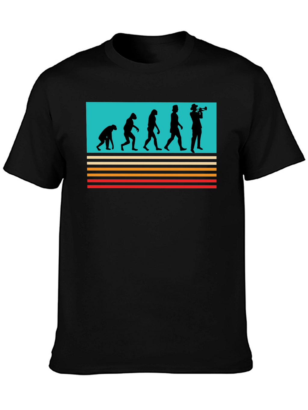 Evolution Trumpet T-Shirt - Black
