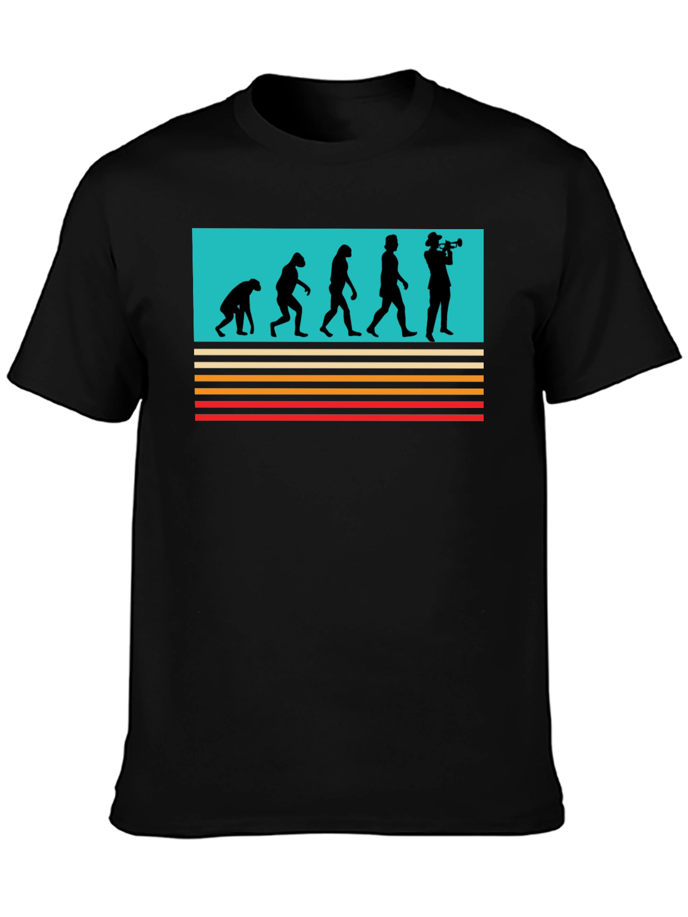 Evolution Trumpet T-Shirt - Black