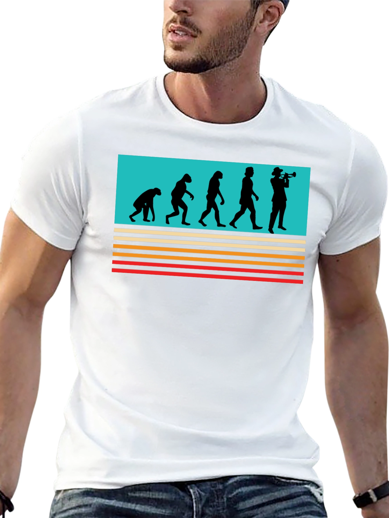 Evolution Trumpet T-Shirt - Black