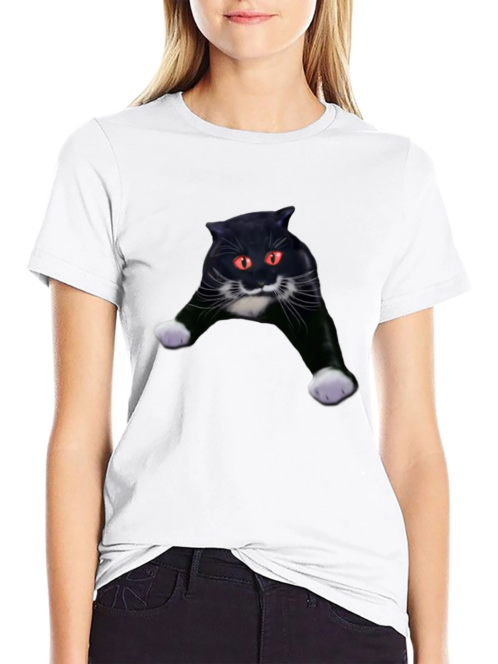 Black Cat Graphic Tee