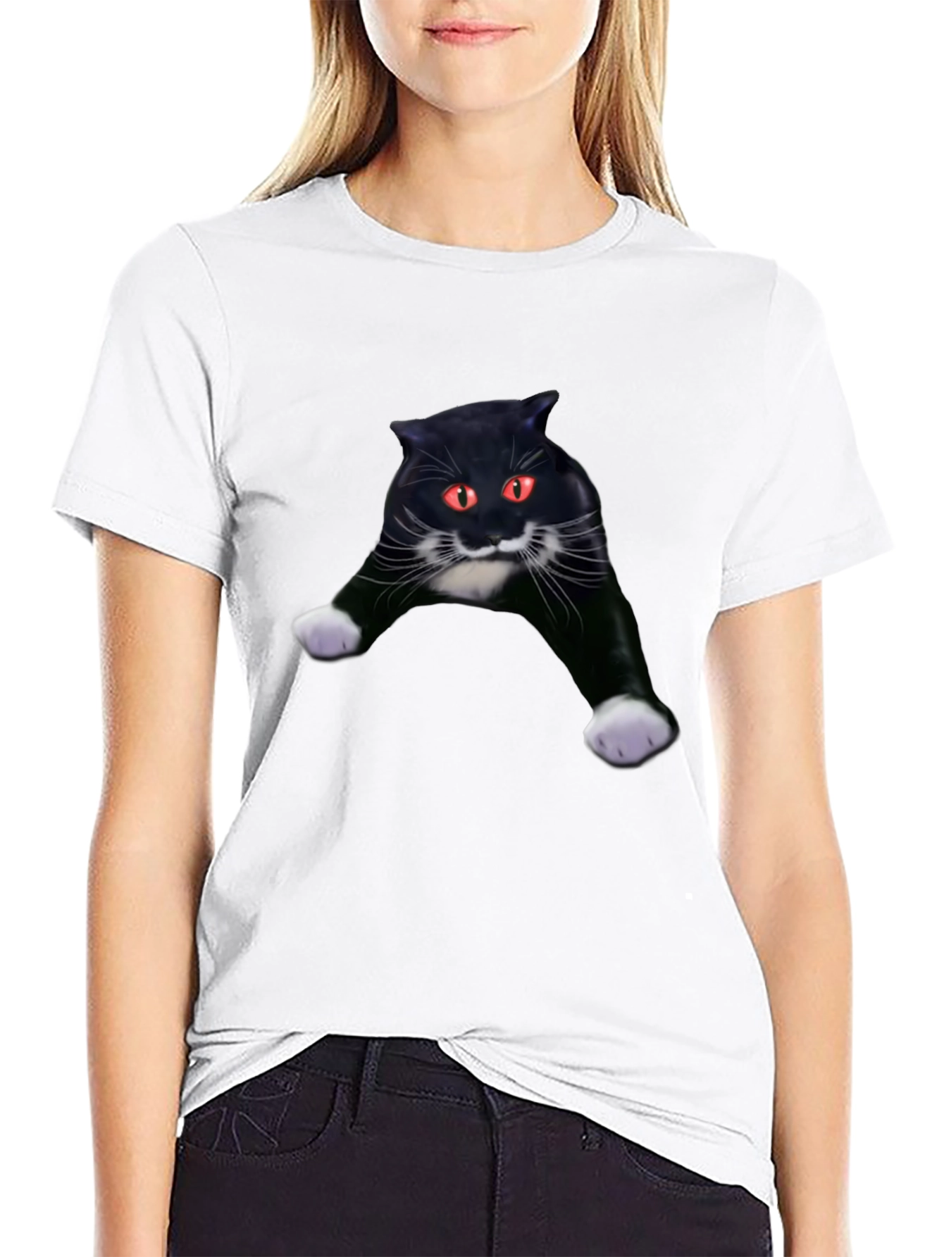 Black Cat Graphic Tee