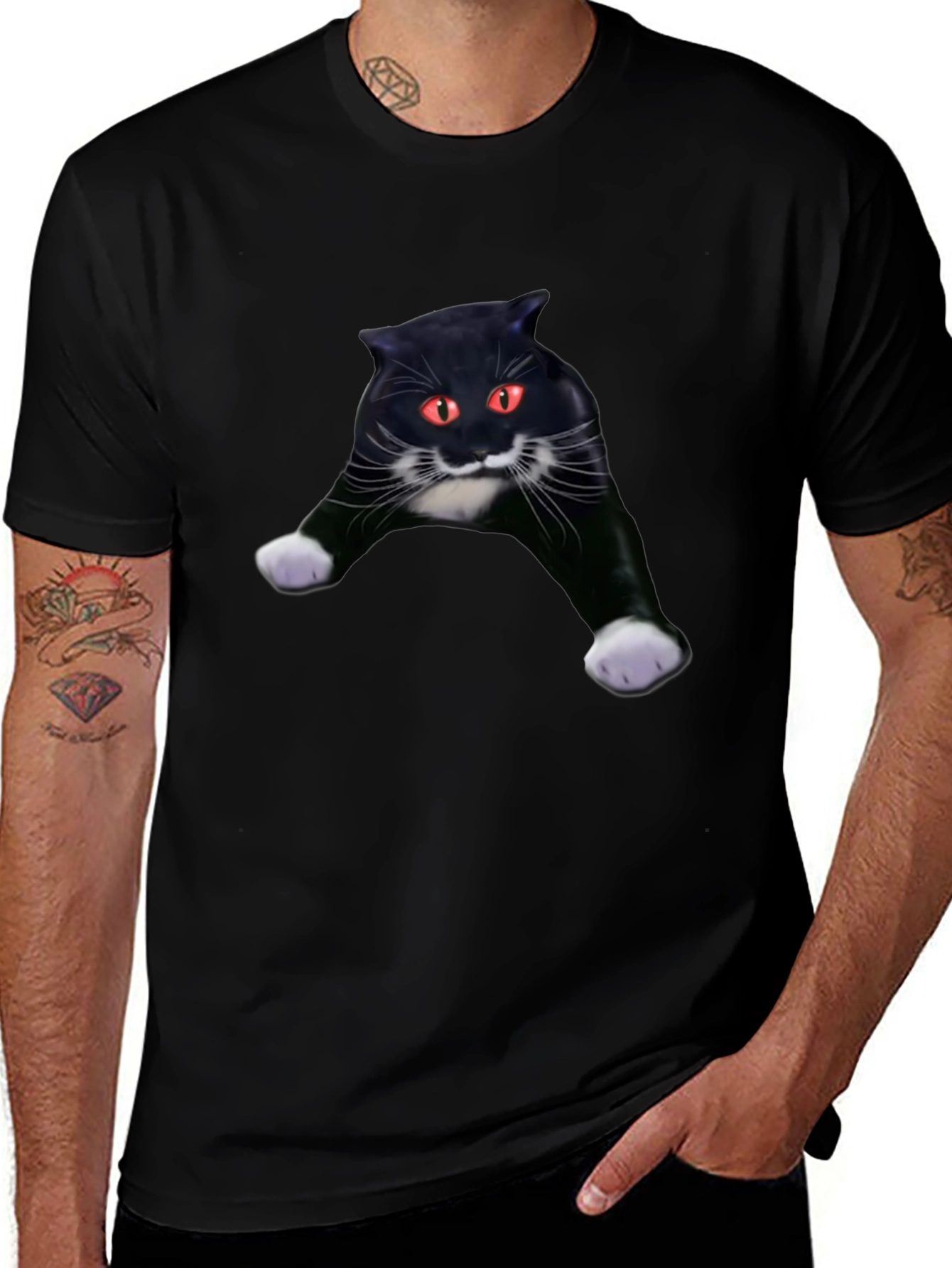 Black Cat Graphic Tee