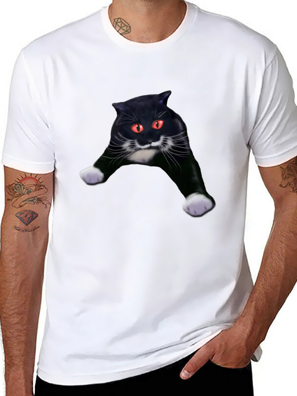 Black Cat Graphic Tee