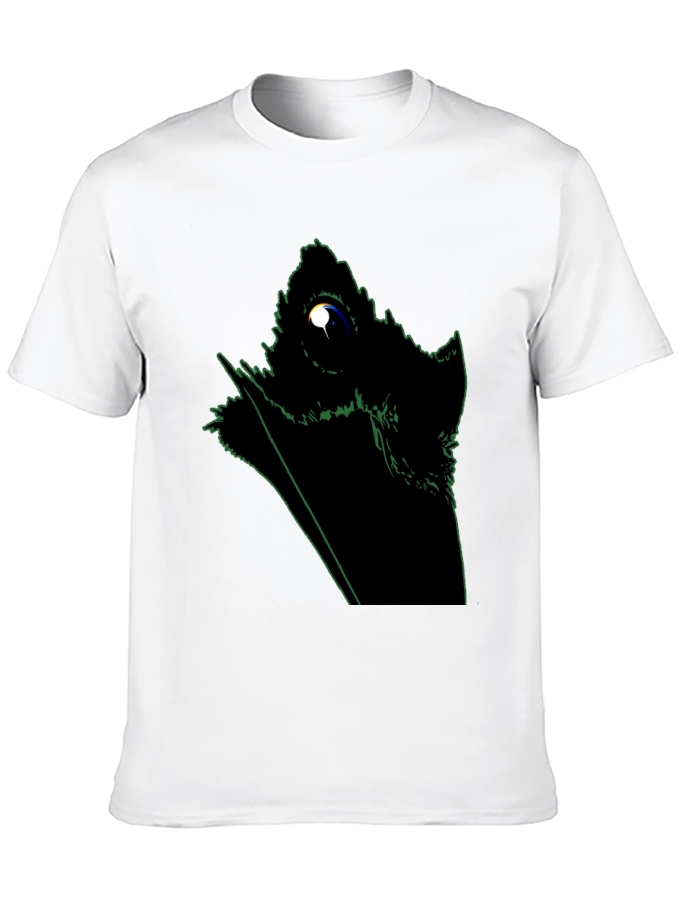 Abstract Raven Graphic Black T-Shirt