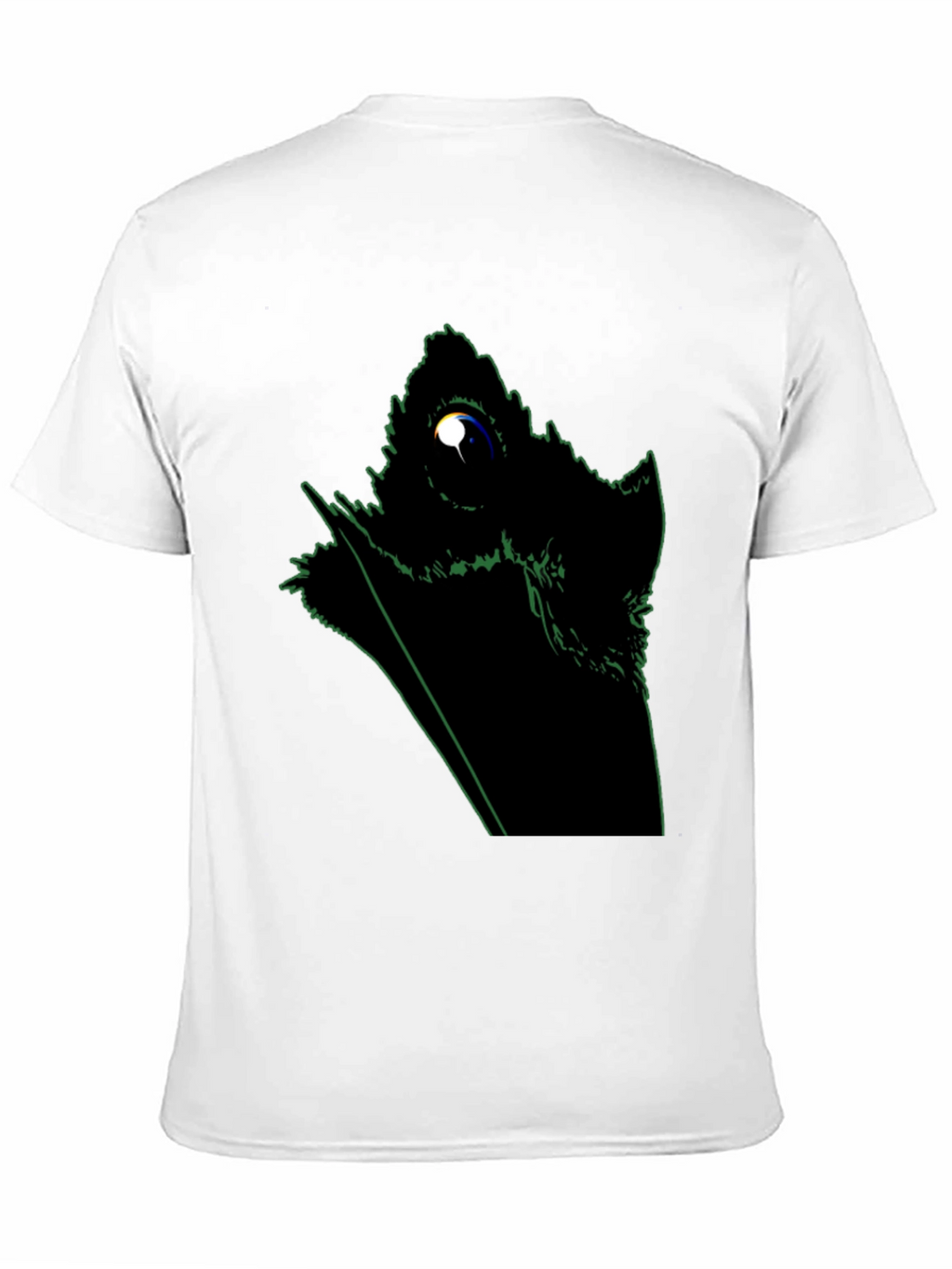 Abstract Raven Graphic Black T-Shirt