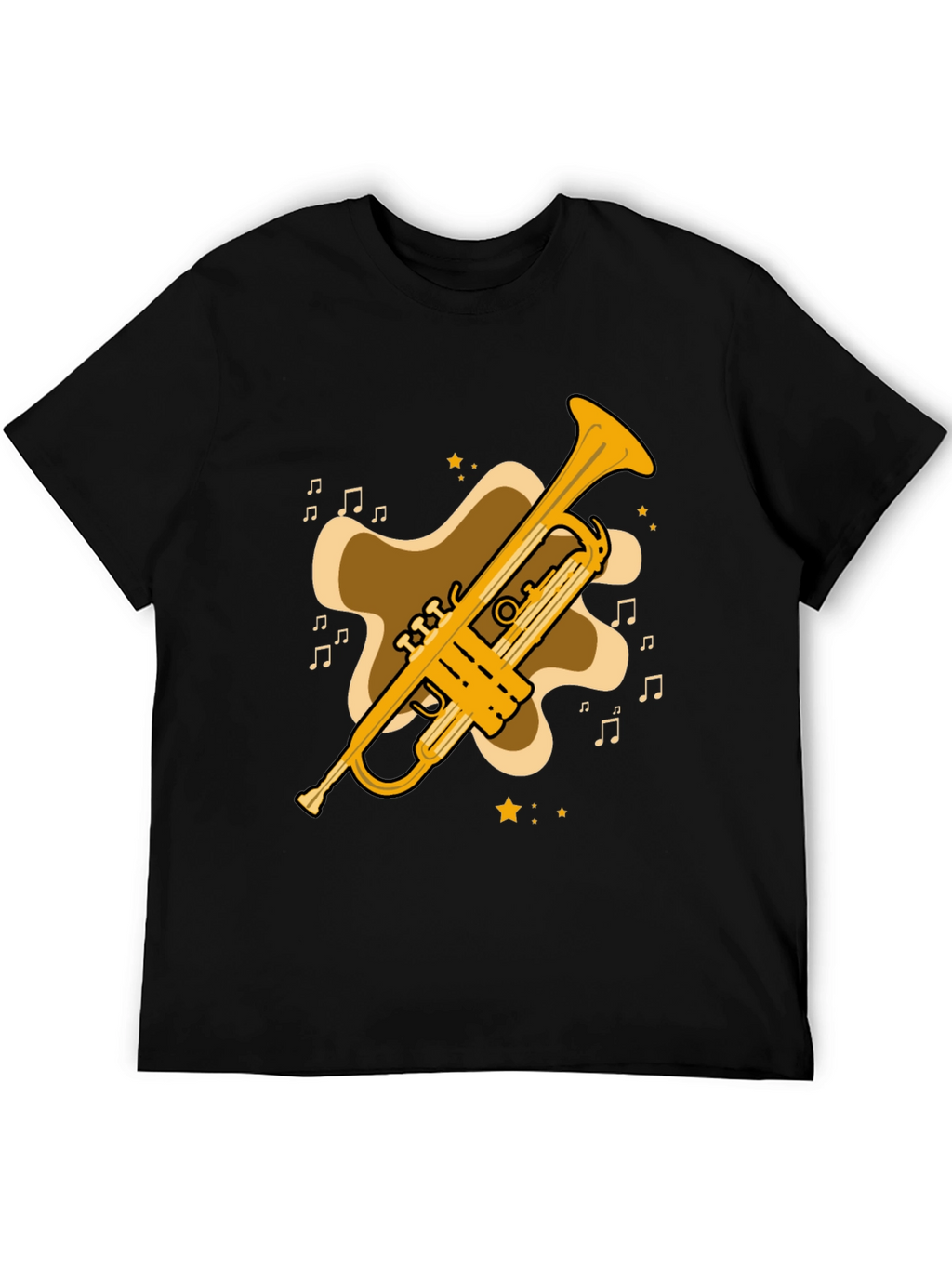 Trumpet Graphic T-Shirt - Musical Instrument Tee