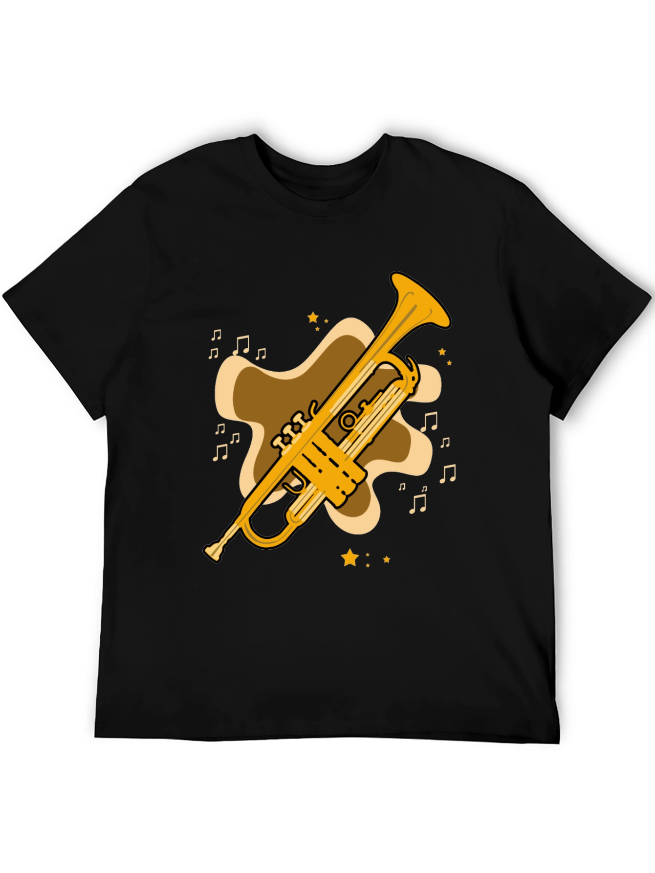 Trumpet Graphic T-Shirt - Musical Instrument Tee