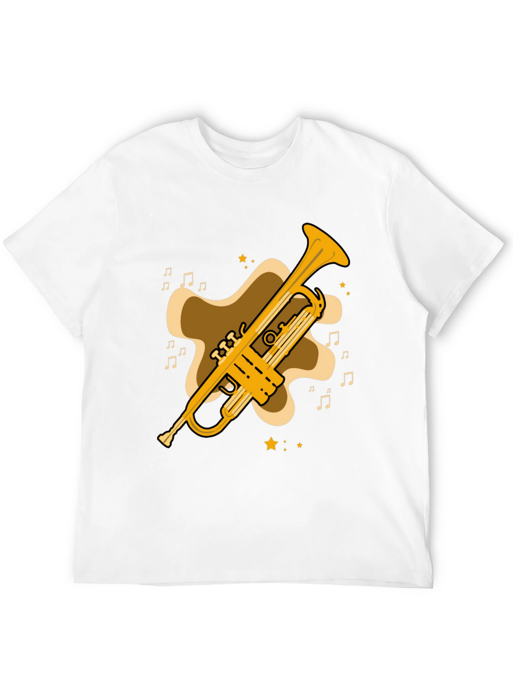 Trumpet Graphic T-Shirt - Musical Instrument Tee