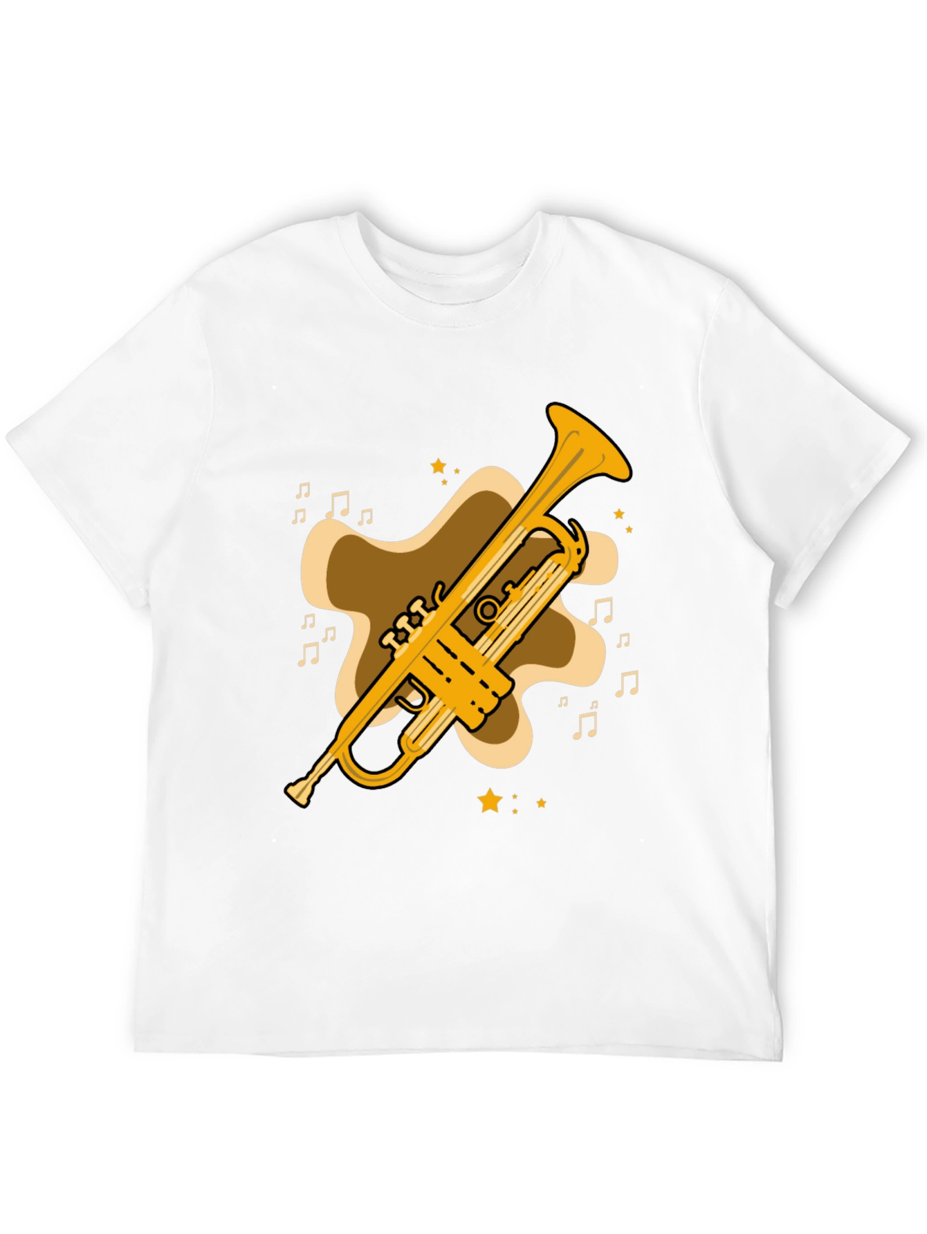 Trumpet Graphic T-Shirt - Musical Instrument Tee