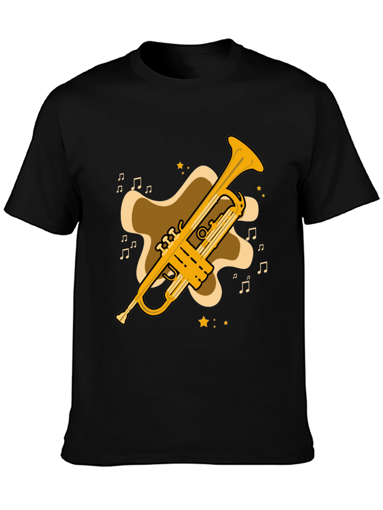 Trumpet Graphic T-Shirt - Musical Instrument Tee