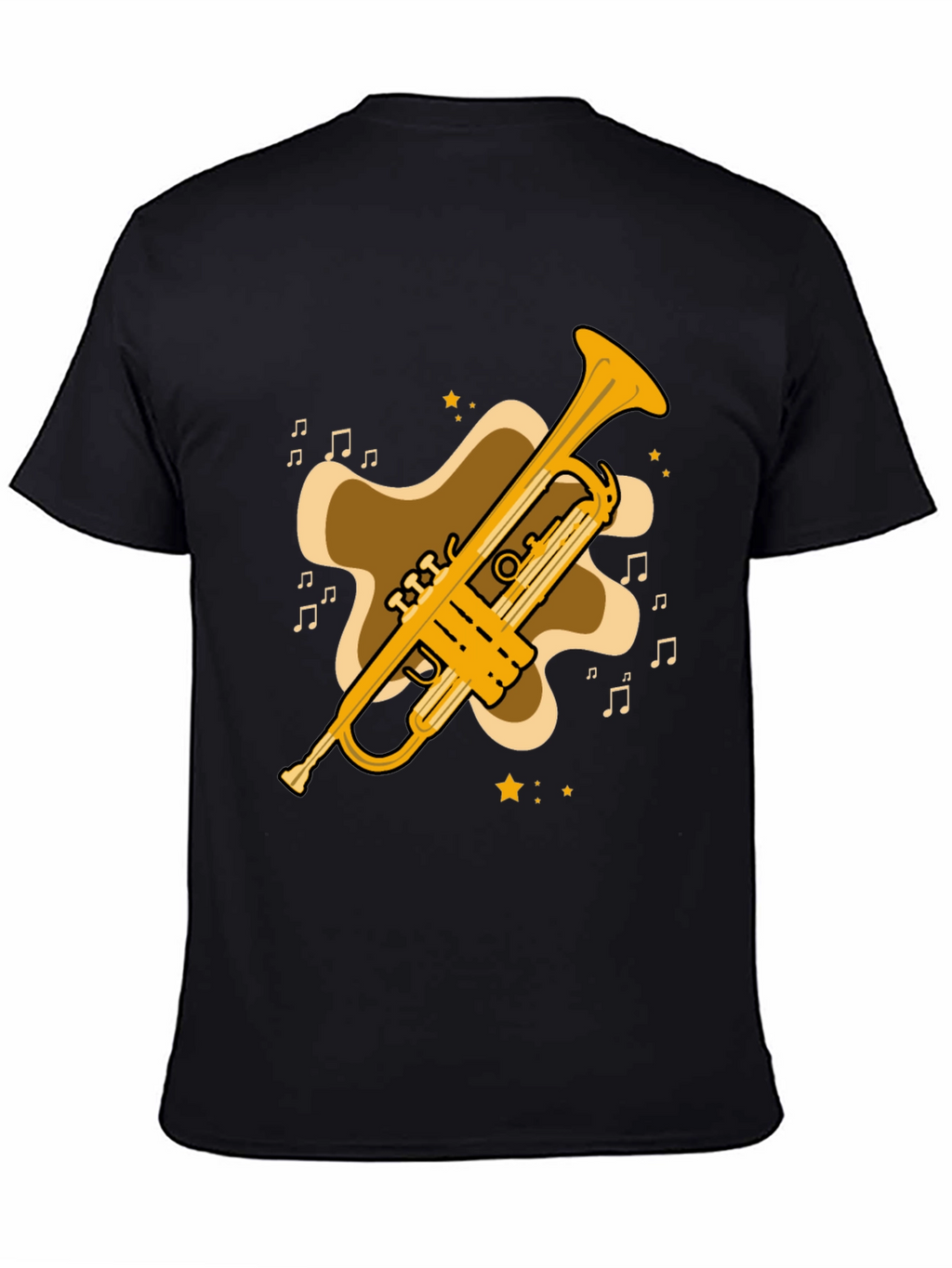 Trumpet Graphic T-Shirt - Musical Instrument Tee