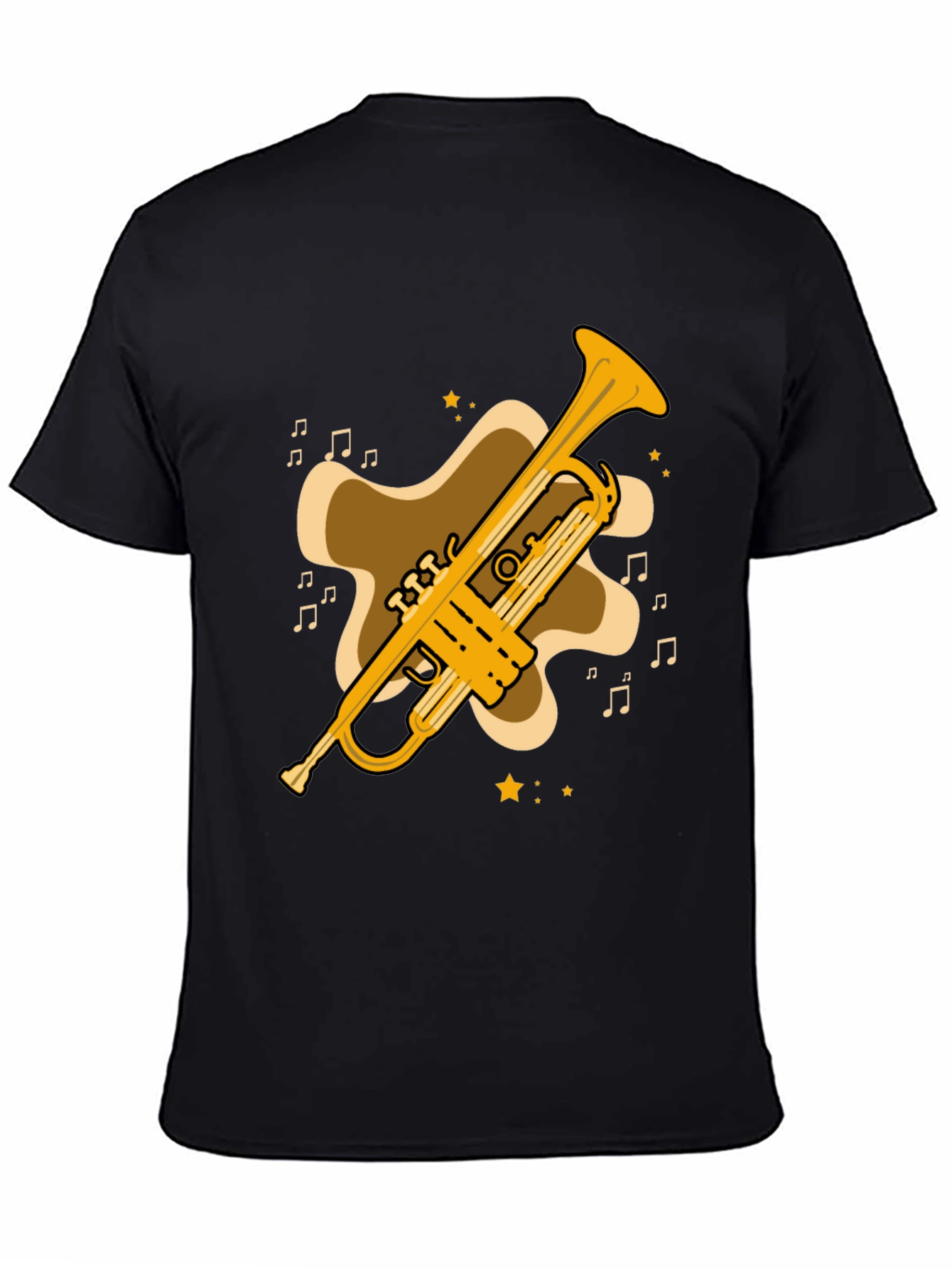 Trumpet Graphic T-Shirt - Musical Instrument Tee