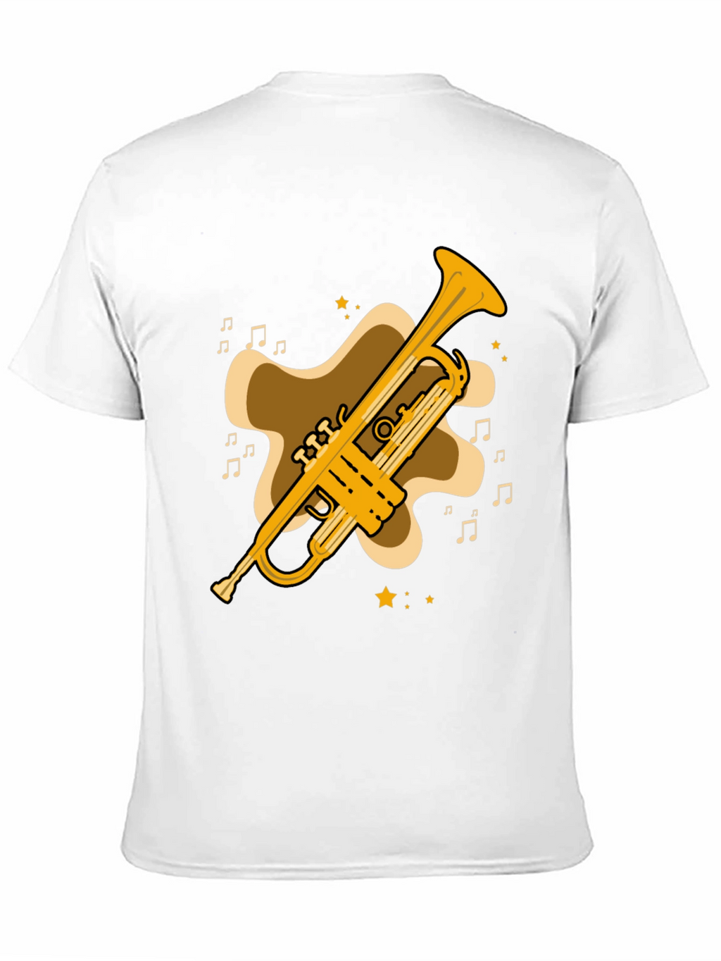 Trumpet Graphic T-Shirt - Musical Instrument Tee
