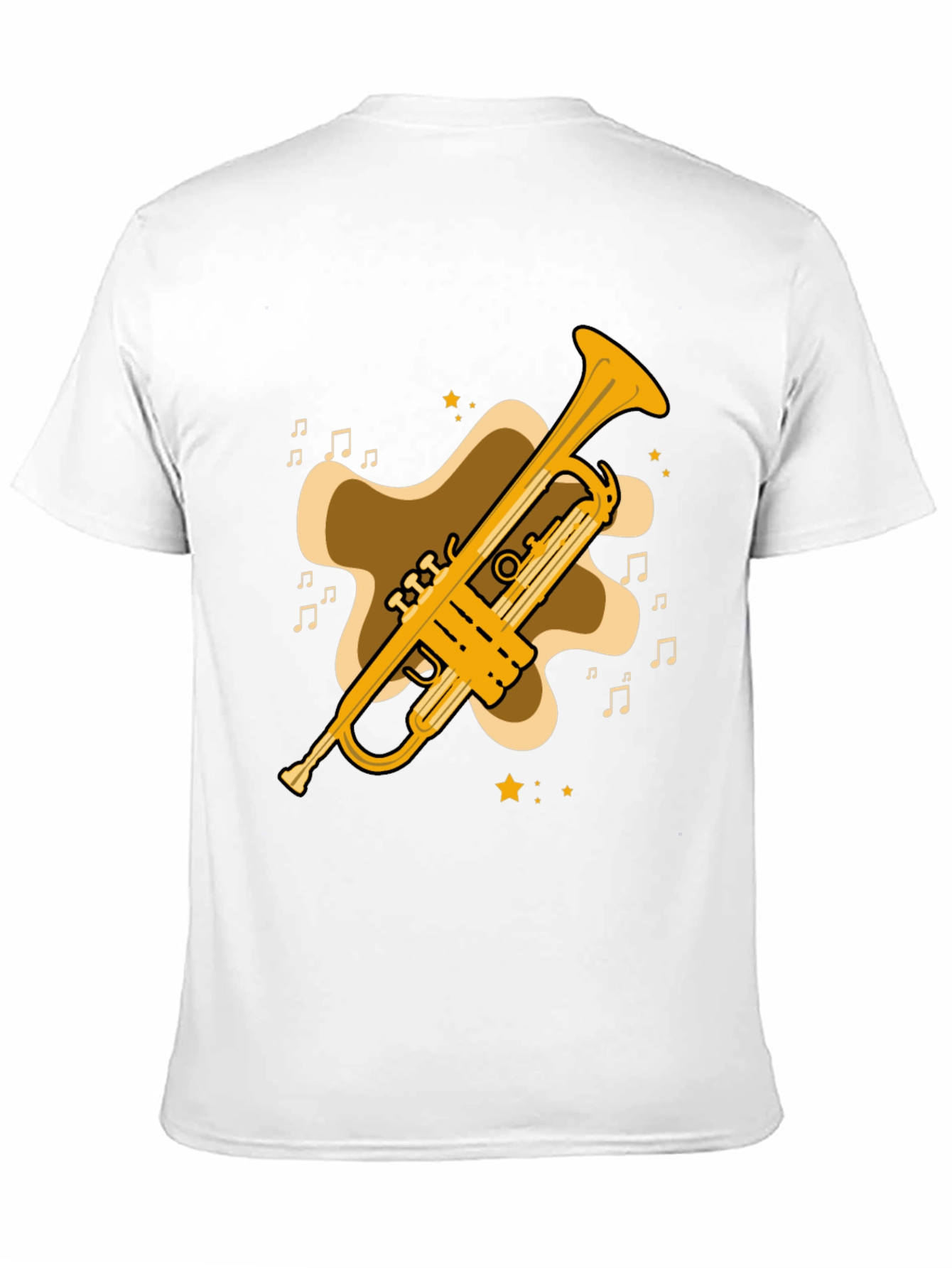 Trumpet Graphic T-Shirt - Musical Instrument Tee