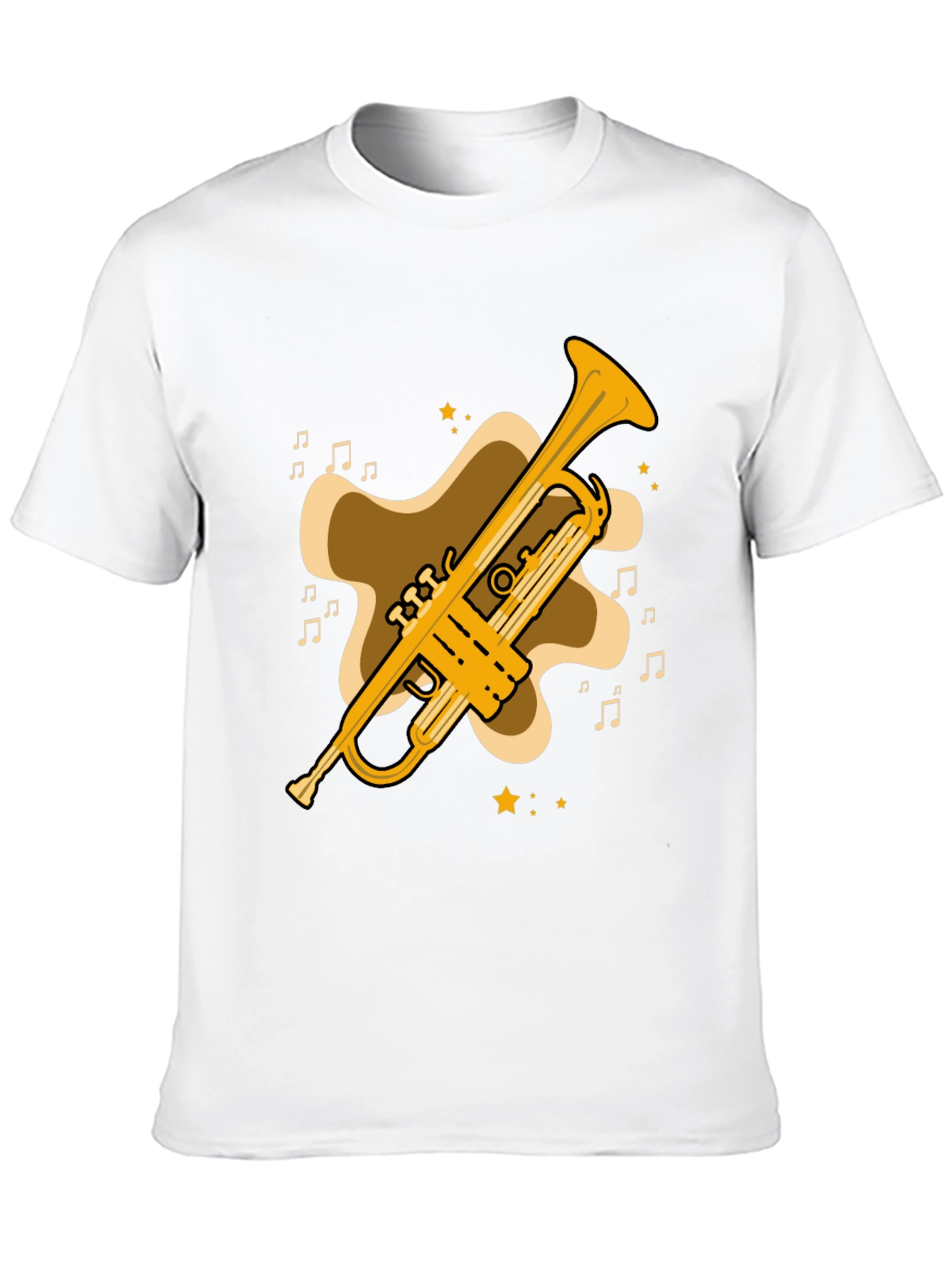 Trumpet Graphic T-Shirt - Musical Instrument Tee