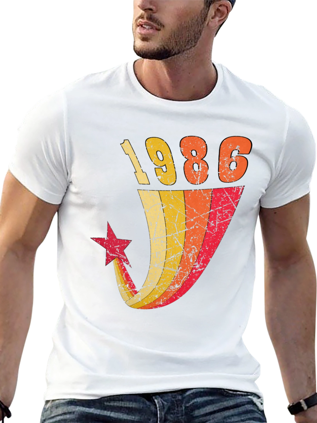 Retro 1986 Graphic Tee - Classic Birthday Gift Shirt