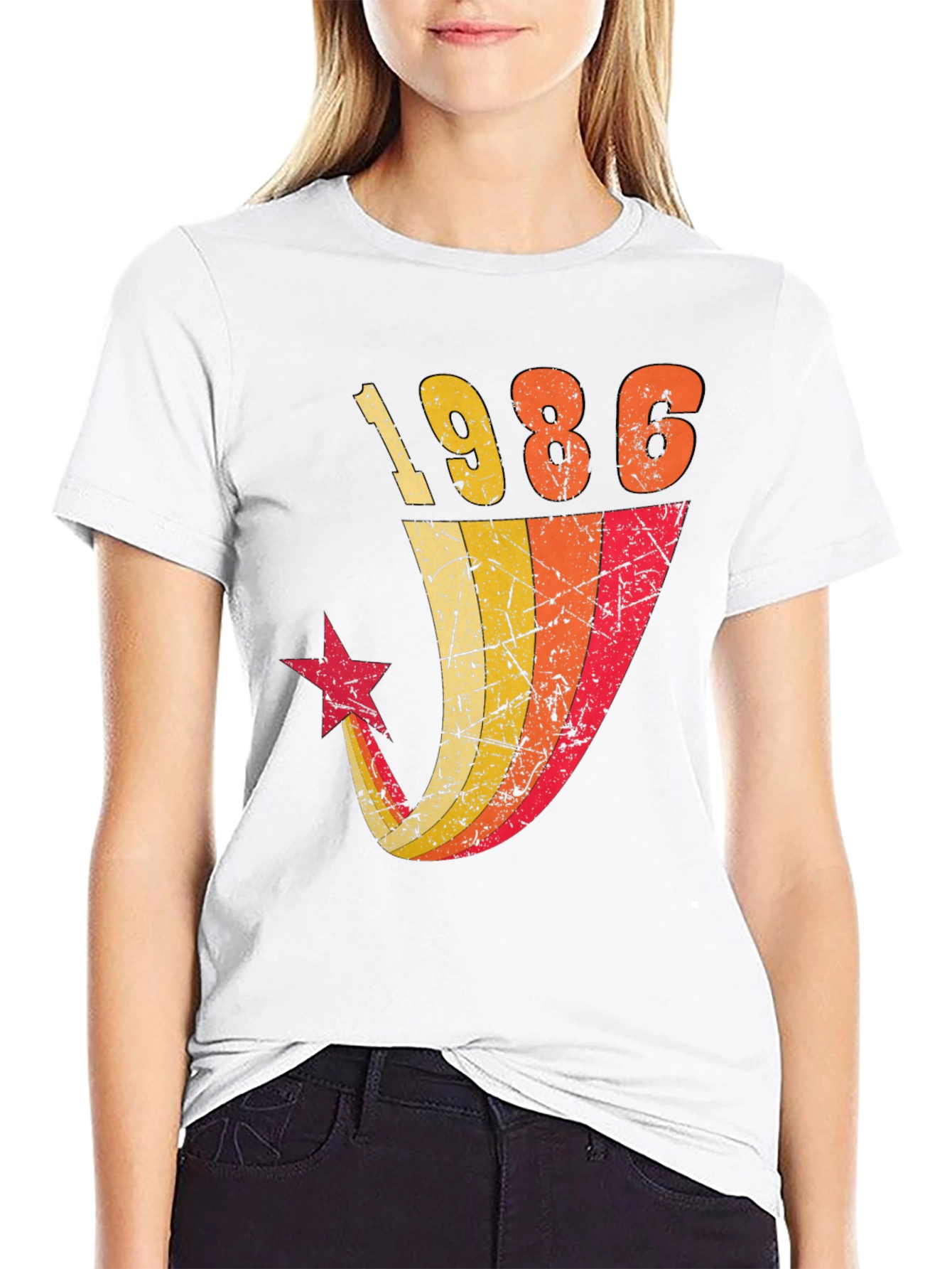 Retro 1986 Graphic Tee - Classic Birthday Gift Shirt