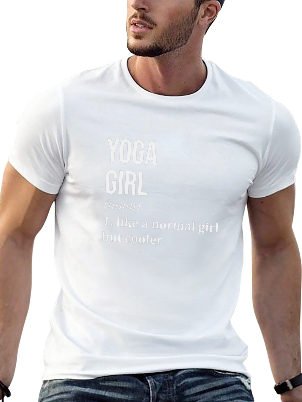 Yoga Girl Definition Black T-Shirt