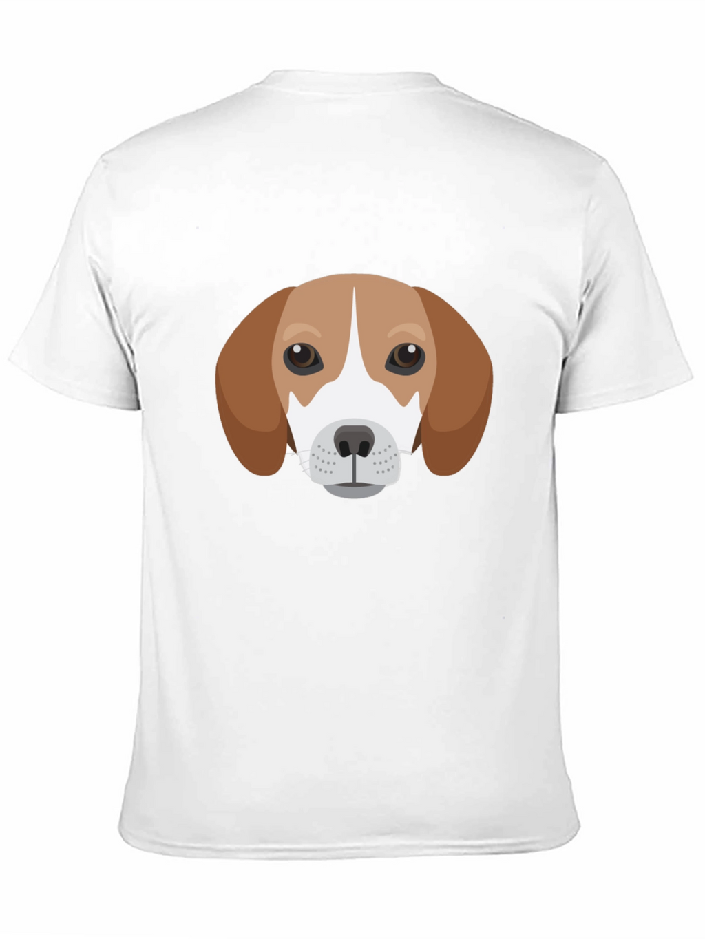 Dog Face Graphic Tee - Black Casual T-Shirt