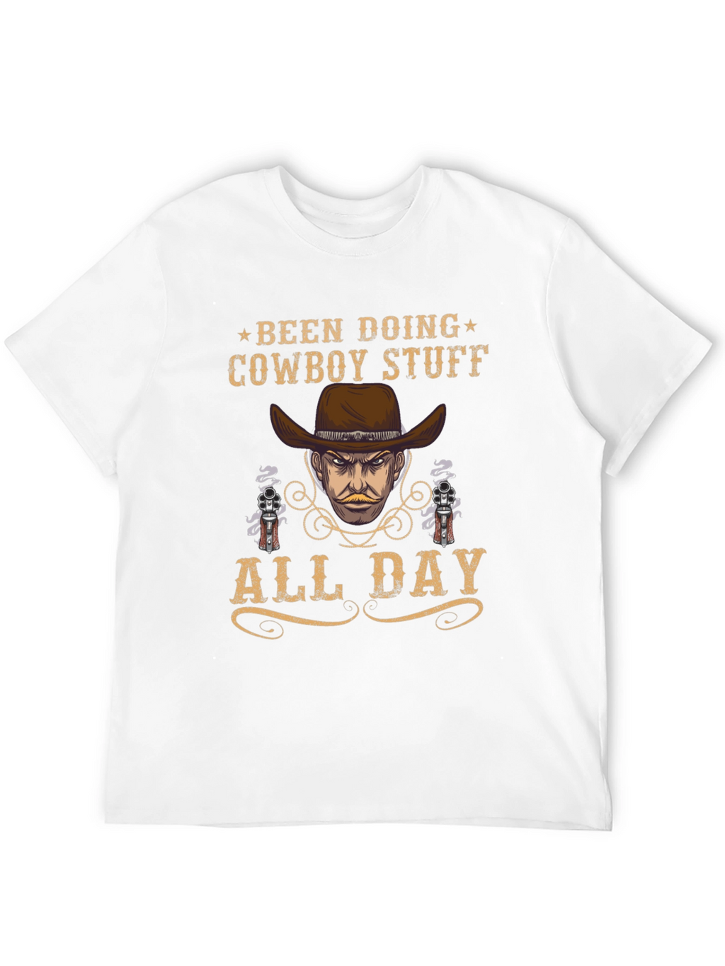 Cowboy Stuff All Day Black T-Shirt
