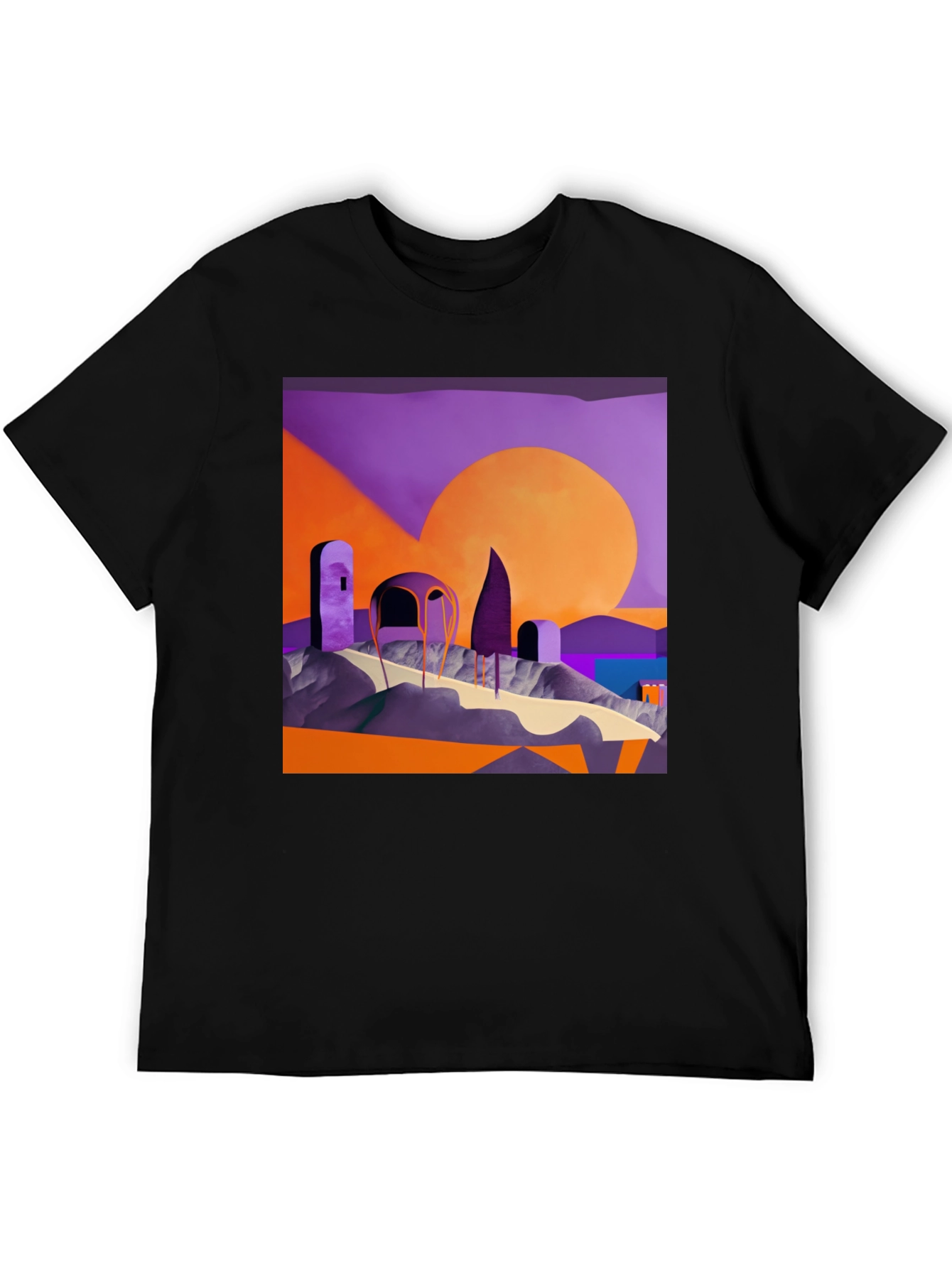 Abstract Landscape Graphic Tee
