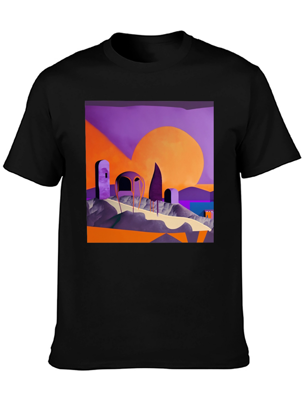 Abstract Landscape Graphic Tee