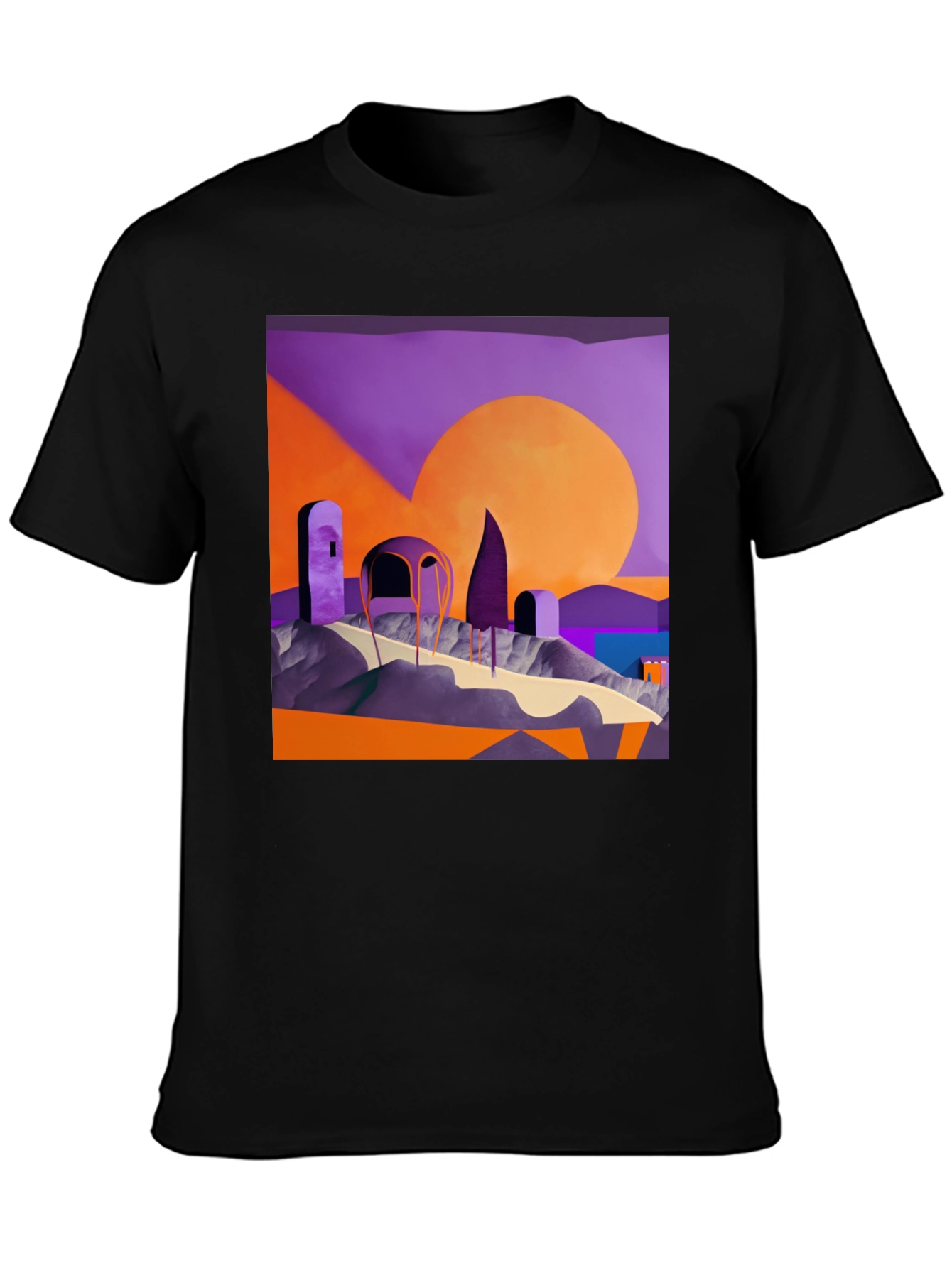 Abstract Landscape Graphic Tee