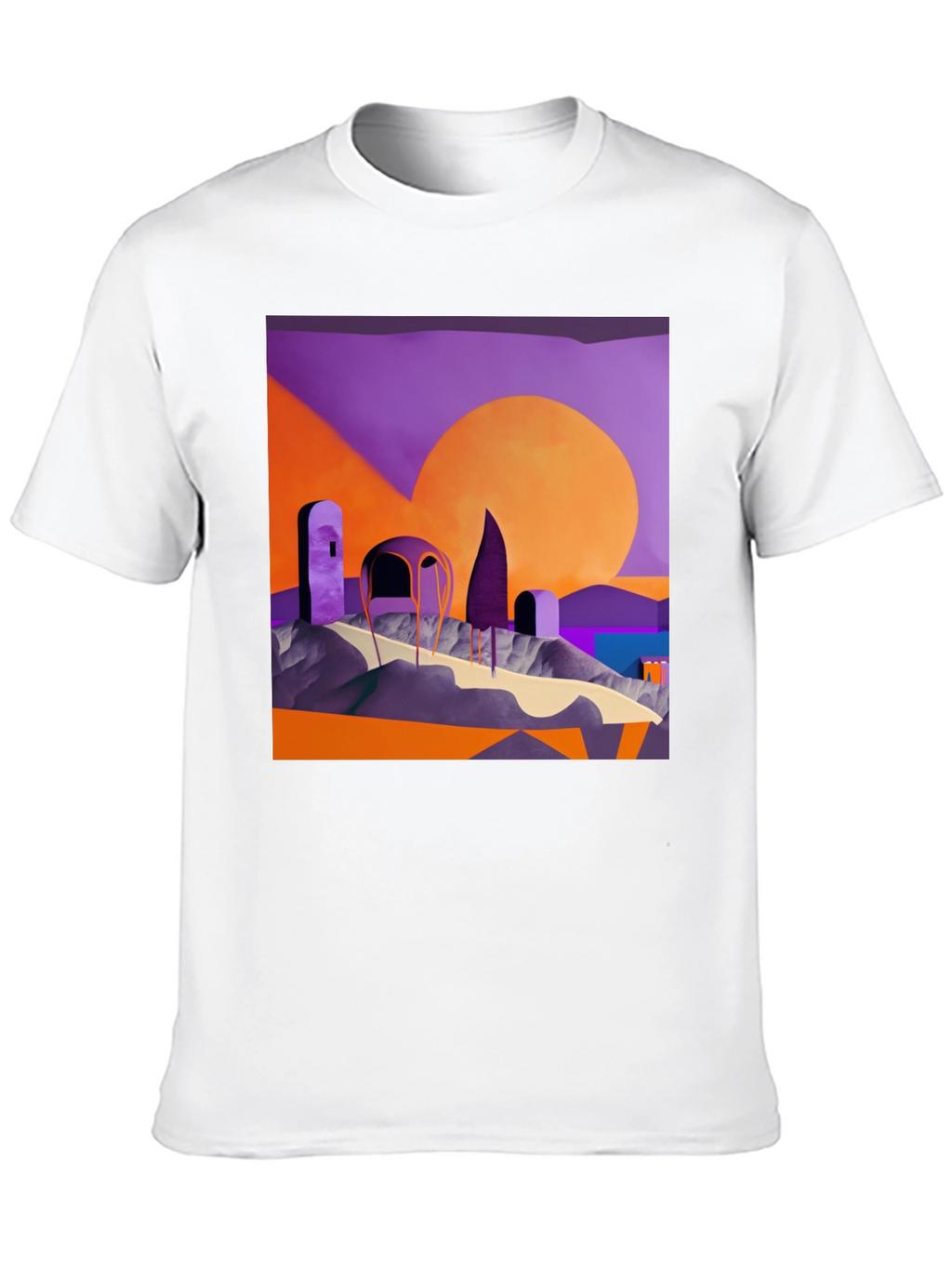 Abstract Landscape Graphic Tee