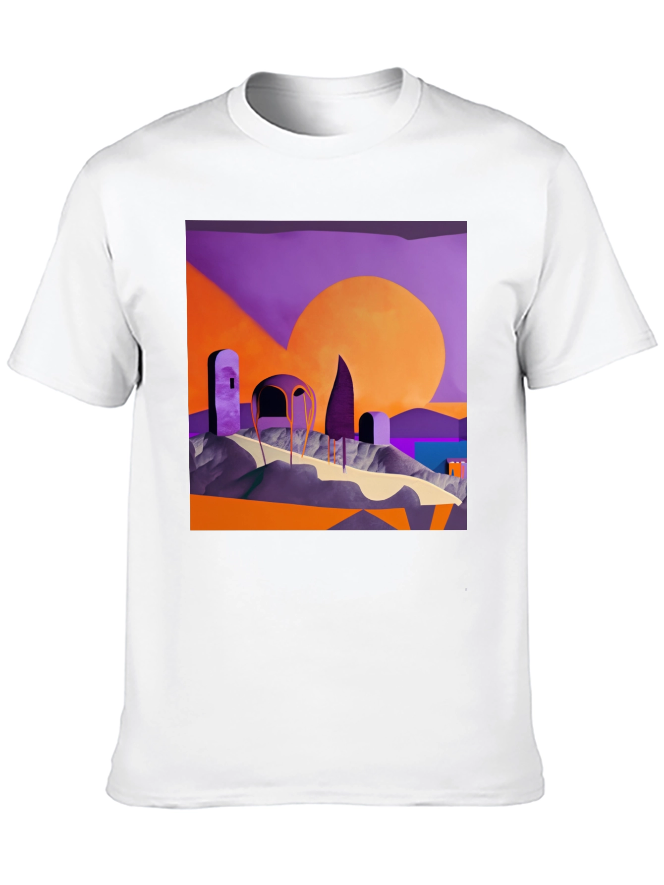 Abstract Landscape Graphic Tee